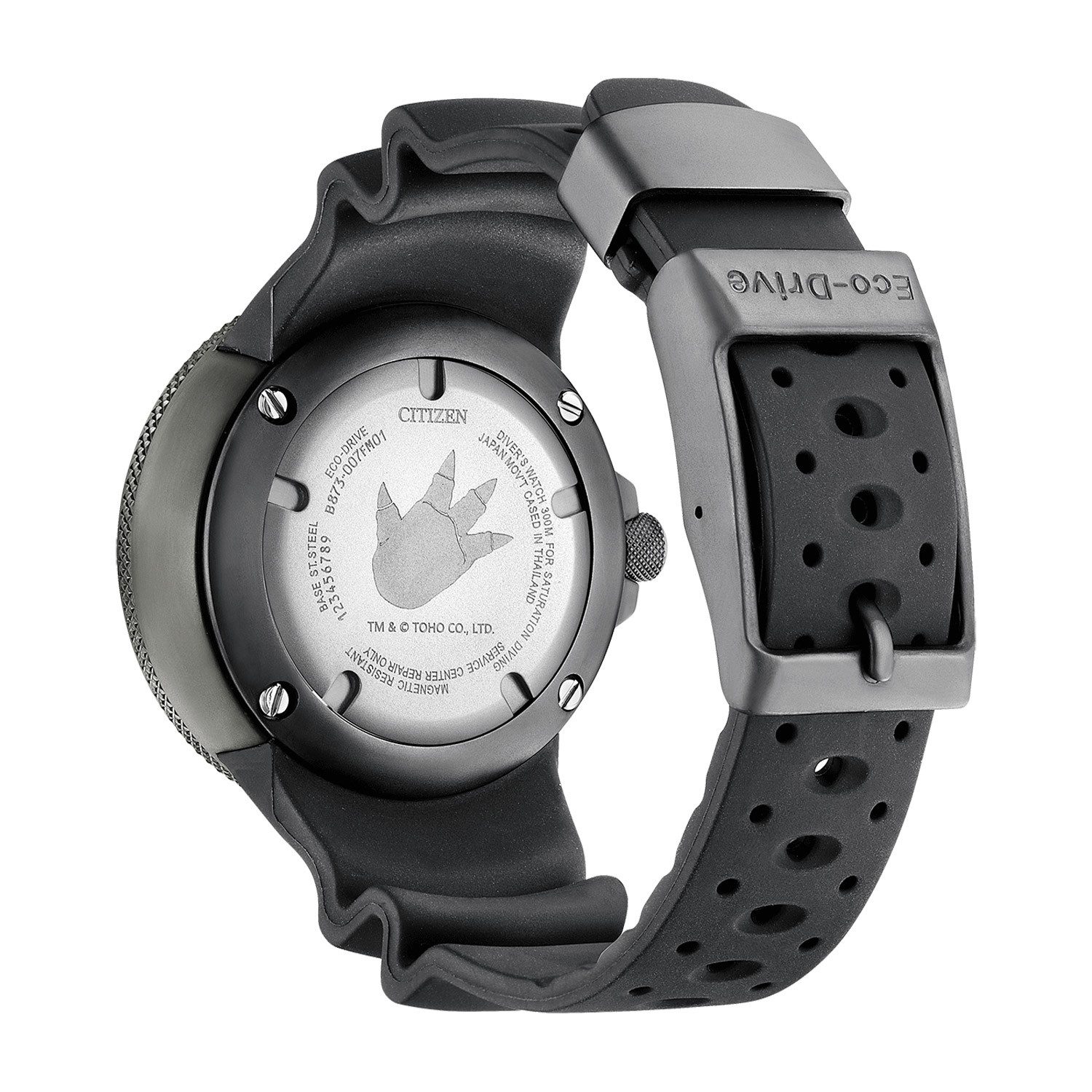 Citizen Taucheruhr BJ8056-01E, Promaster Eco-Drive Solar Godzilla Grau LE