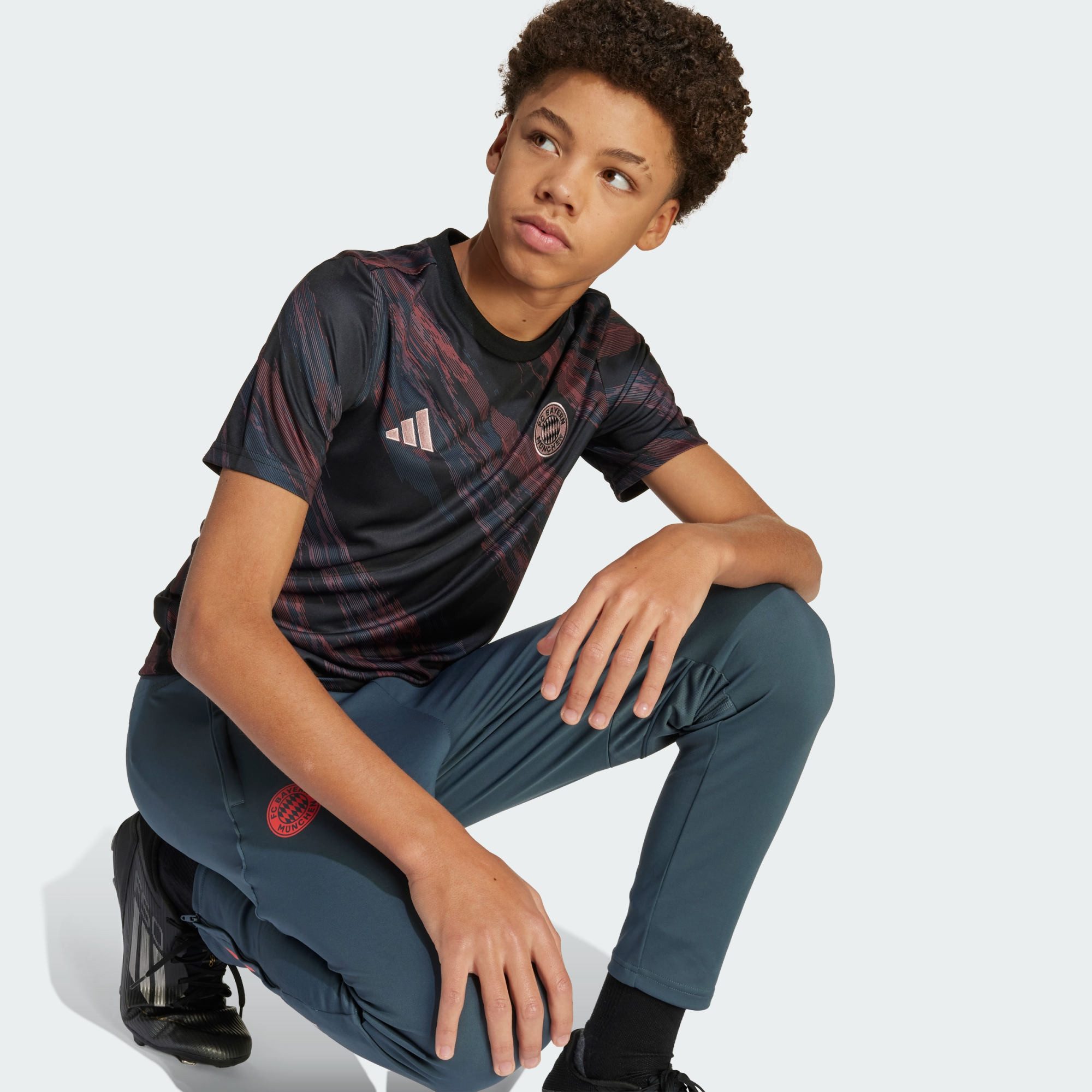 adidas Performance Fußballtrikot FC BAYERN MÜNCHEN 25/26 KIDS PRE-MATCH SHIRT (1-tlg)