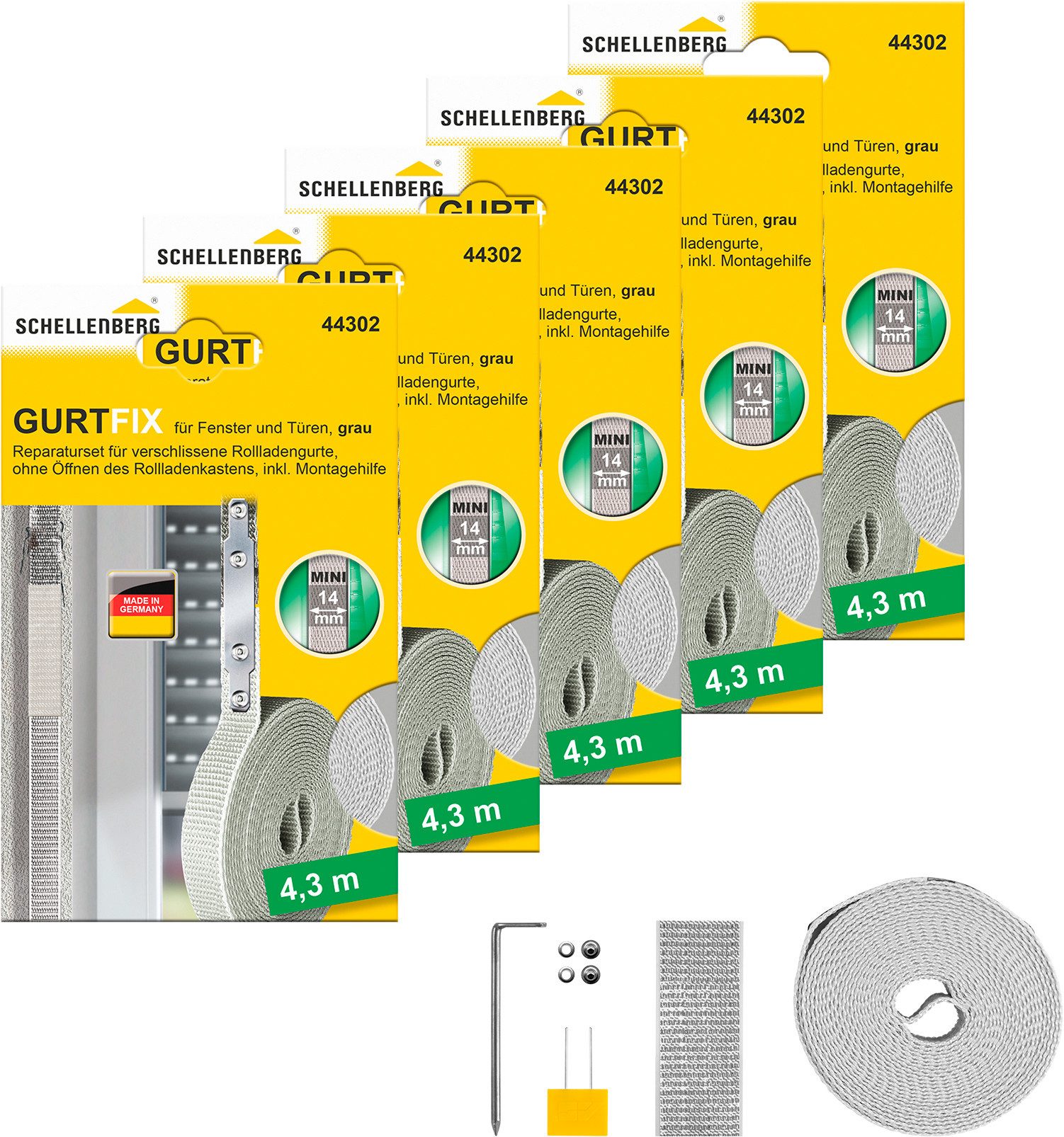 SCHELLENBERG Reparatur-Set Rollladen Gurtfix für das Rollladensystem Mini, günstig online kaufen