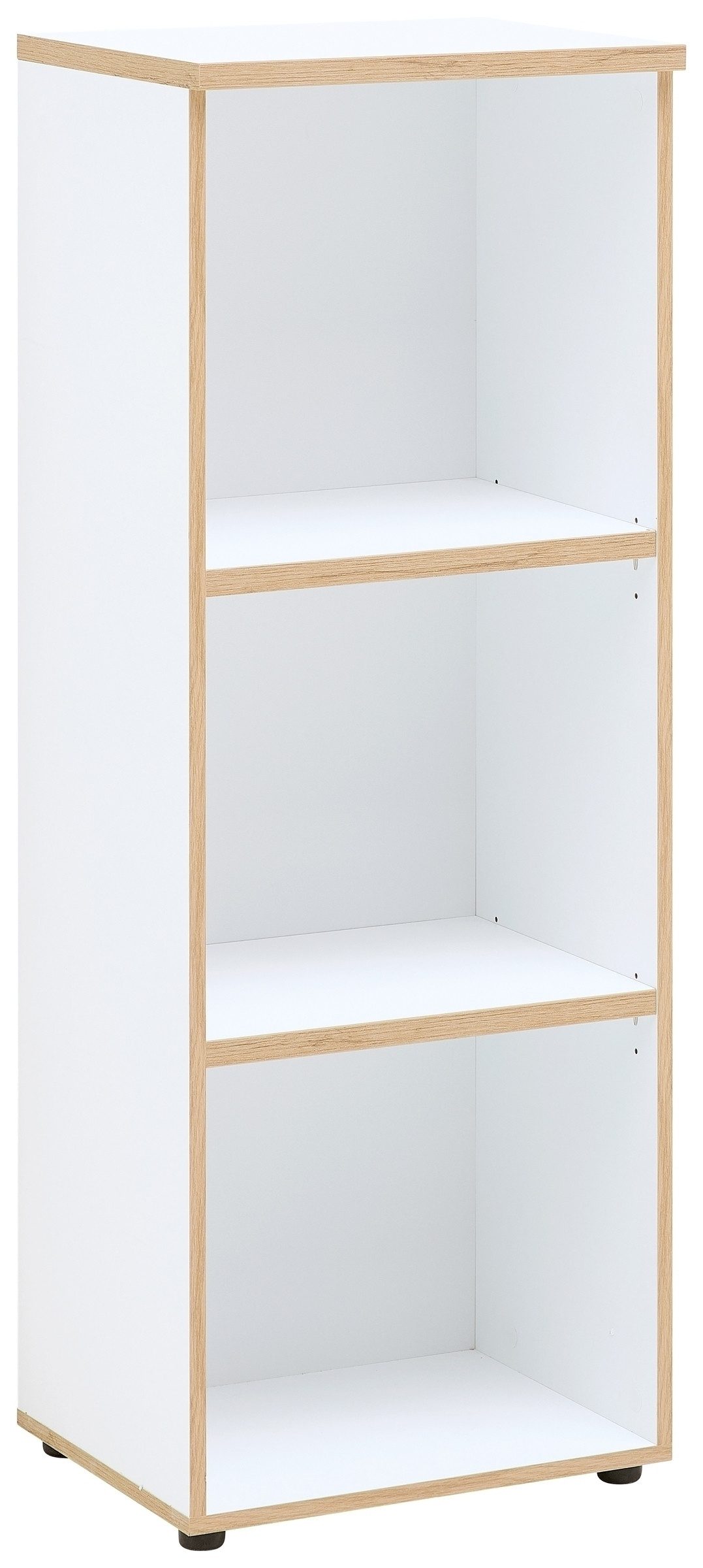 freiraum Aktenregal Memphis, in Weiß / Artisan Eiche Dekor - 45x122x38 (BxHxT)