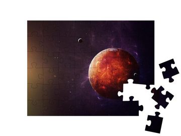 puzzleYOU Puzzle Der Mars, ein Planet im Weltraum, 48 Puzzleteile, puzzleYOU-Kollektionen Planeten, Astronomie