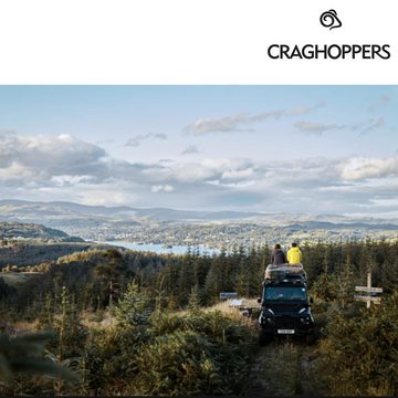 Craghoppers Trainingstights Craghoppers - 2 Lagen AquaDry Stretch packable Regenhose, schwarz