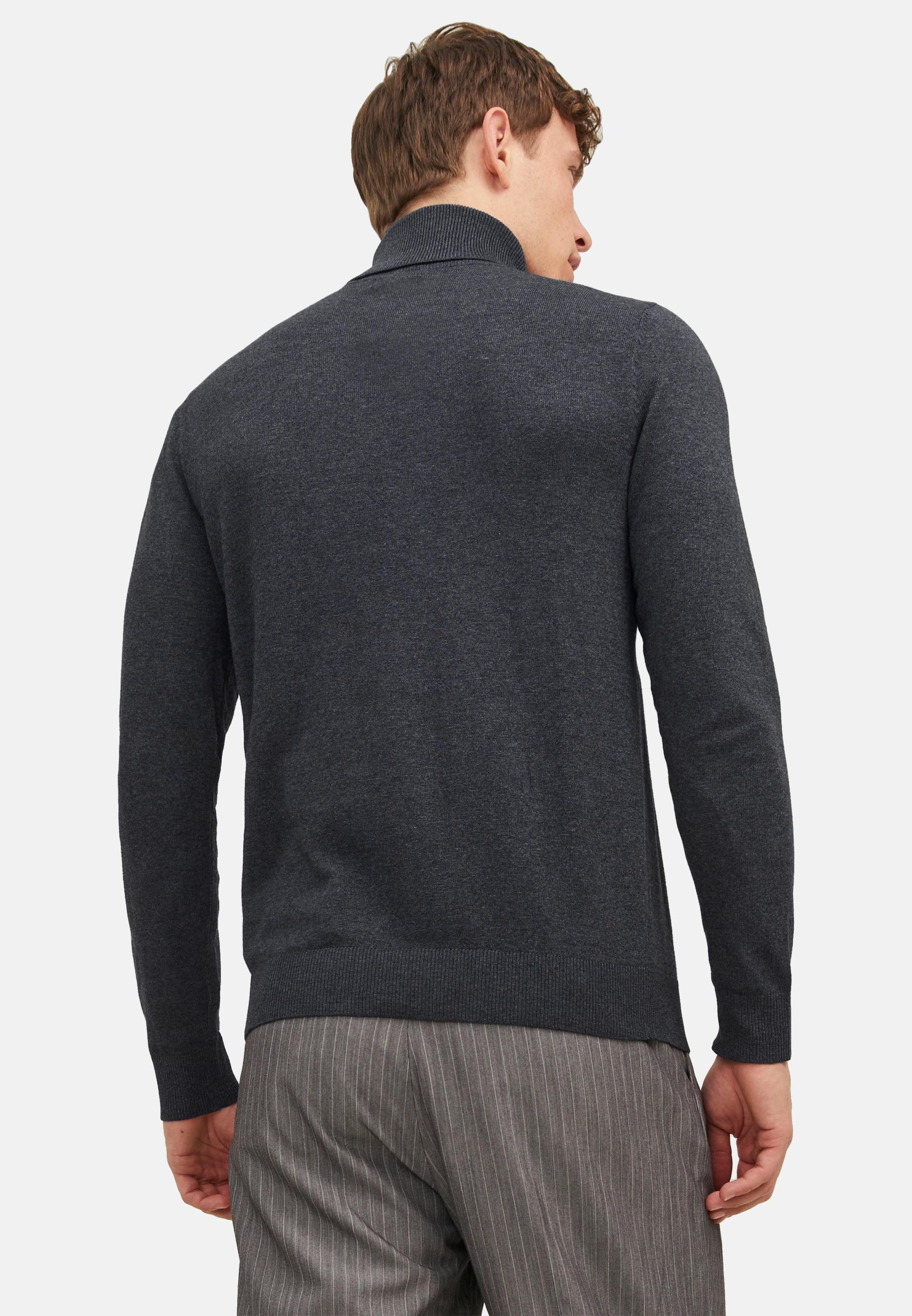 Jack & Jones Rollkragenpullover 2er Pack Emil Knit (Spar-Set, 2-tlg) Pullover - Baumwolle - Atmungsaktiv - Weicher Rollkragen Komfort