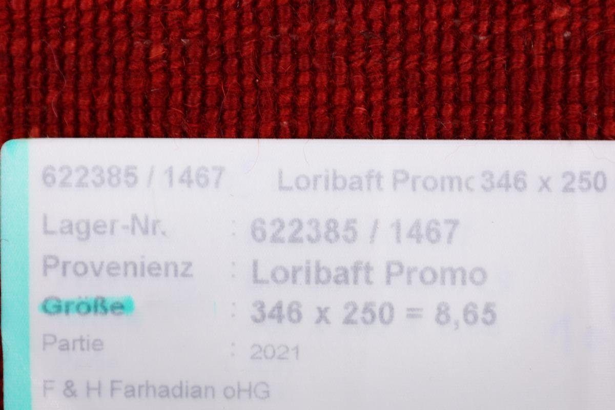 Orientteppich Perser Loribaft Nain Höhe: 12 Handgeknüpfter Atash Gabbeh rechteckig, Trading, Moderner, mm 249x345