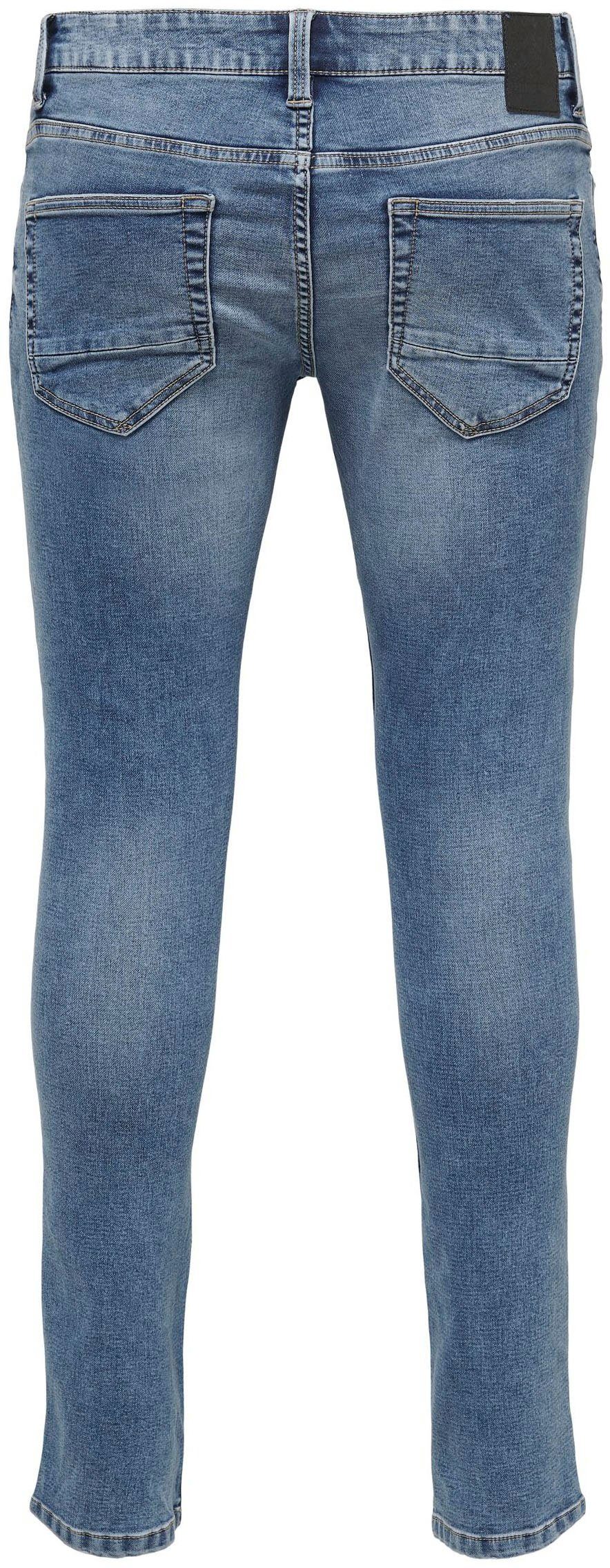 ONLY & SONS Slim-fit-Jeans LOOM SLIM mittelblau