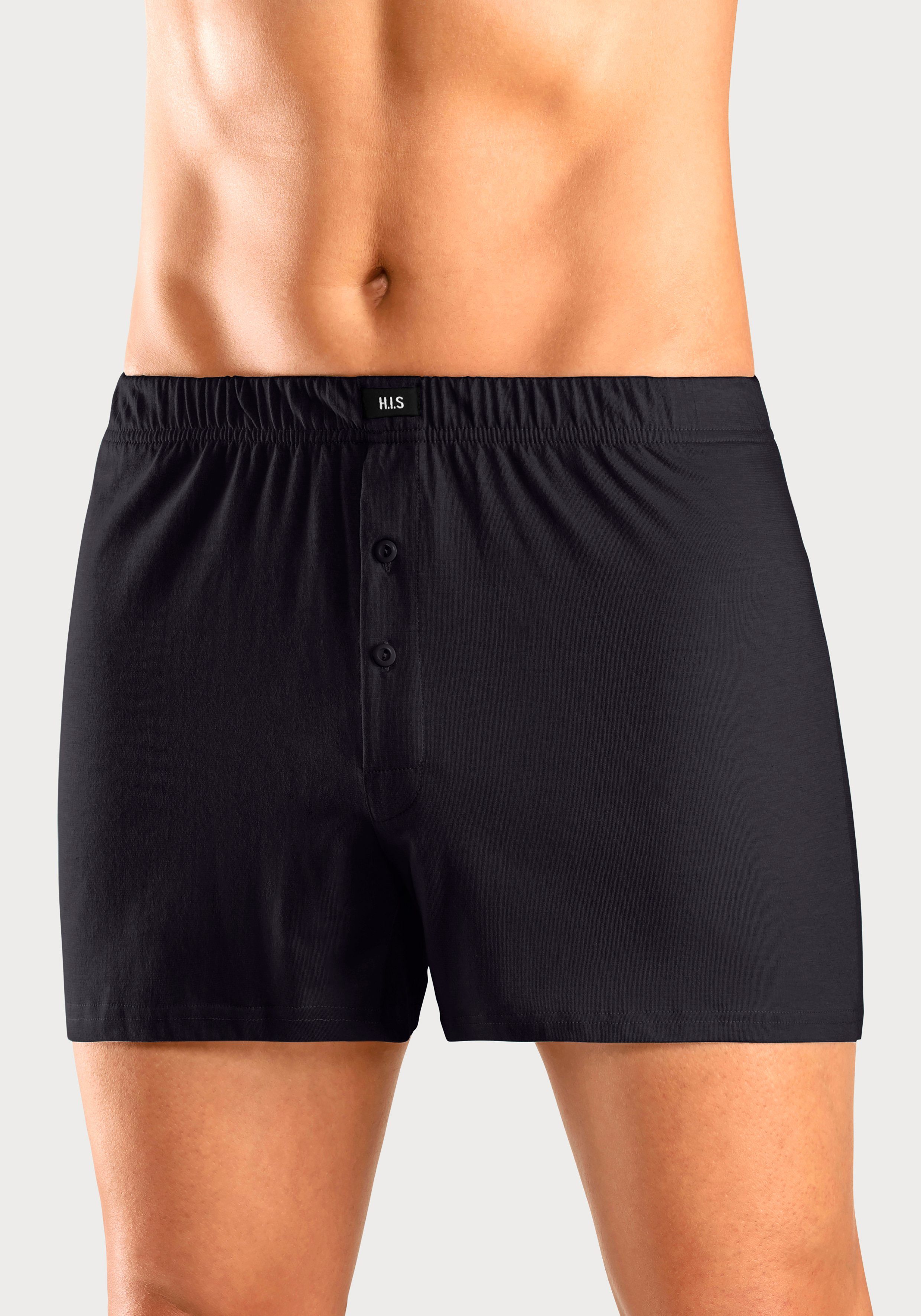 H.I.S Weiter Boxer Herren Boxer (Packung, 5-St) weite Passform, Komfortbund, aus Baumwoll-Stretch. € 24,99, (€ 5,00 pro 1 Stk).