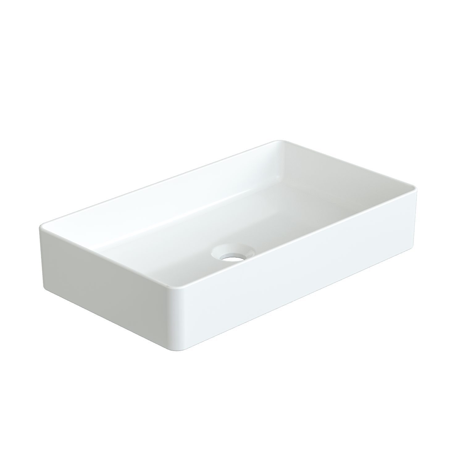 AQUABATOS Waschbecken Aufsatzwaschbecken mit/ohne Hahnloch rund oval eckig 30 40 50 60cm (Handwaschbecken Gäste wc Waschbecken klein Wandmontage ohne Unterschrank modern, mit ohne Überlauf wählbar,Ultradünner Rand), verschiedene Montagemöglichkeiten