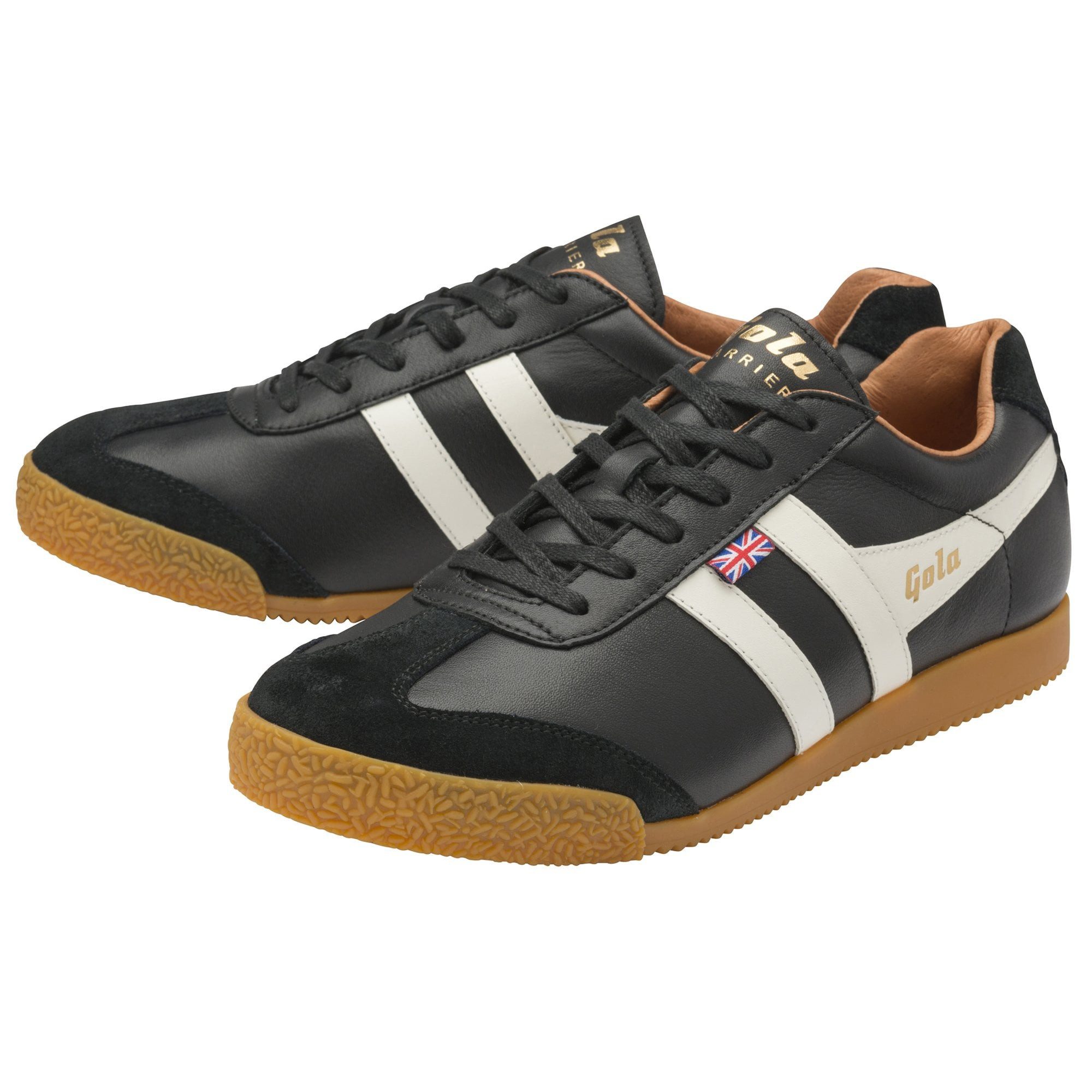 Gola Harrier Elite 2 - Made in England - schwarz/weiss Herren Sneaker günstig online kaufen