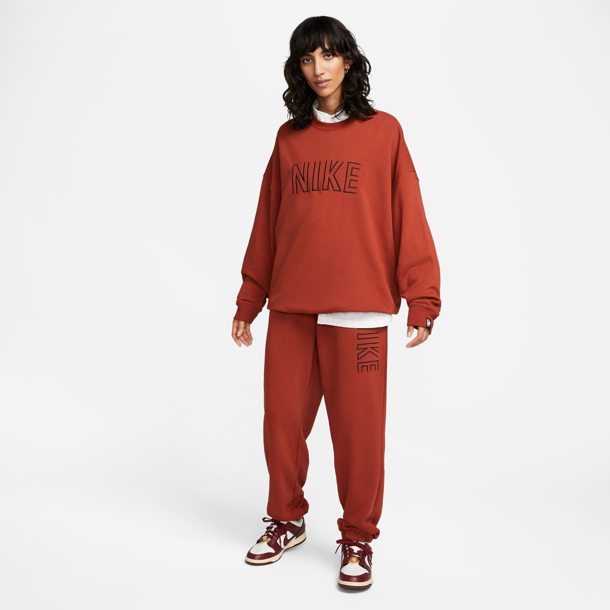 Nike Sportswear Sweatshirt W NSW FT OS FLC CREW SW | Jogginghosen