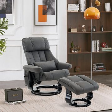 MCombo Relaxsessel MCombo Relaxsessel mit Hocker 9066-1