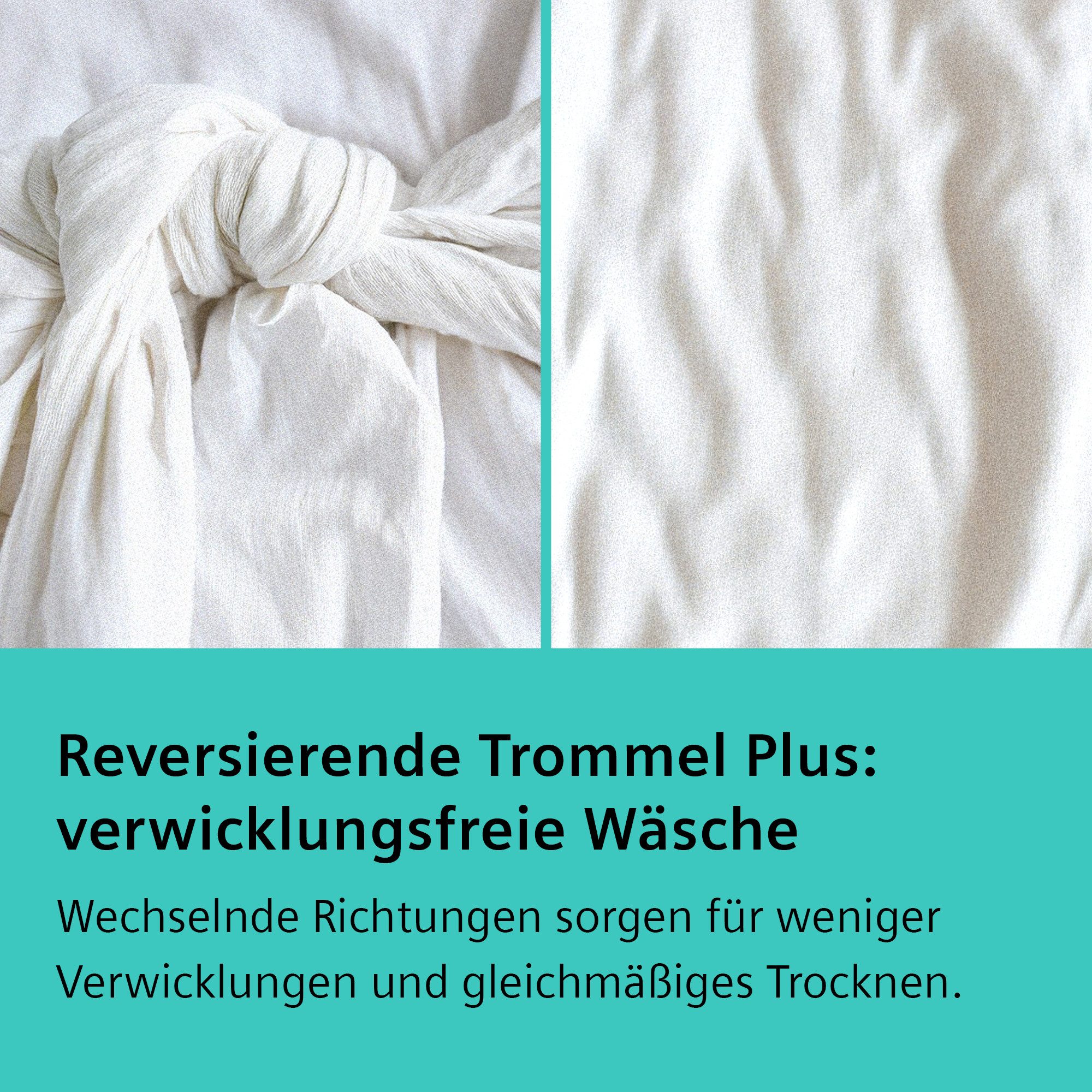 SIEMENS Wärmepumpentrockner iQ700 WR47B2C40, Schnellster Siemens Trockner: spart bis zu 44% Trockenzeit – Bild 3 von 5