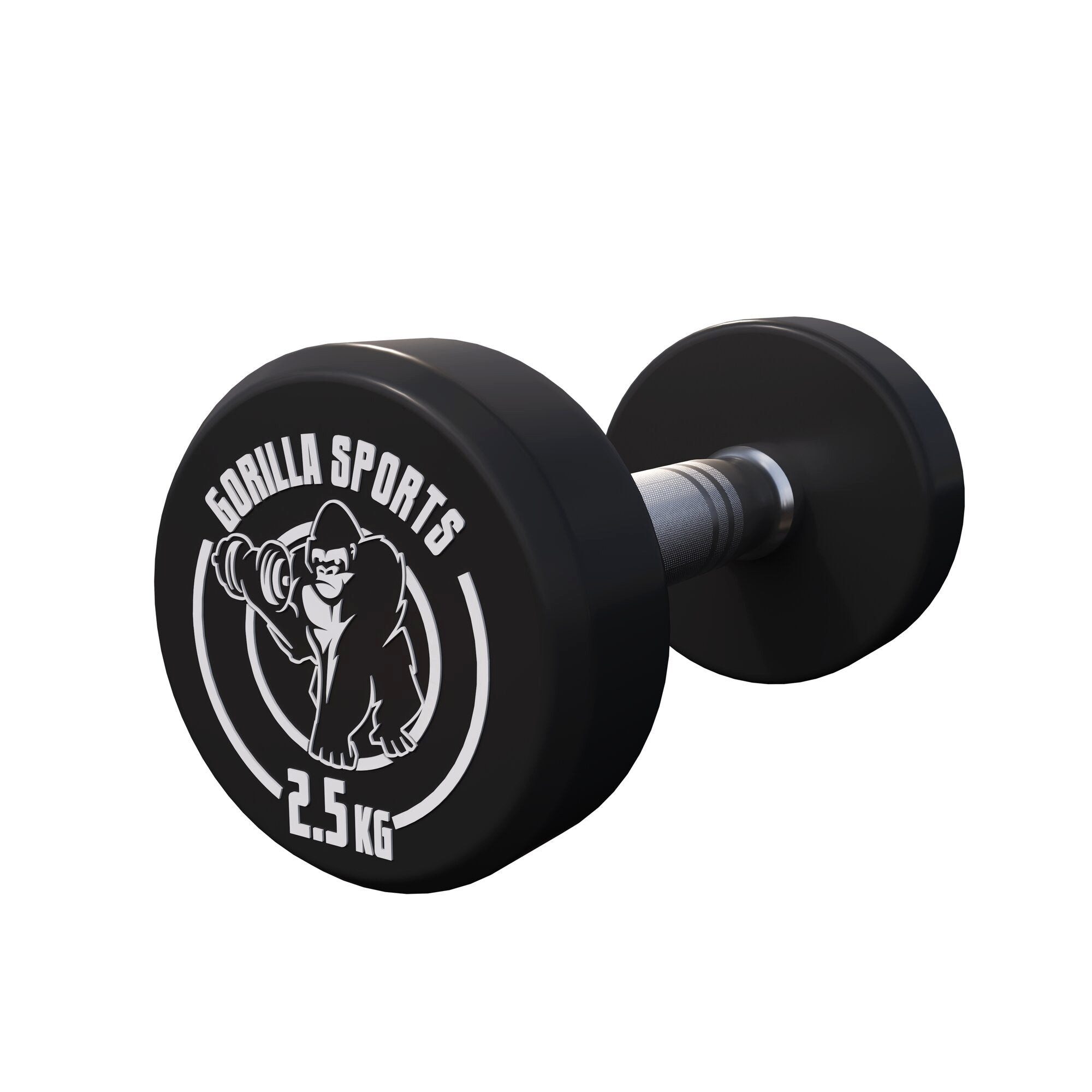 GORILLA SPORTS Kompakthantel Kurzhantel Gummi 2,5 - 40 kg