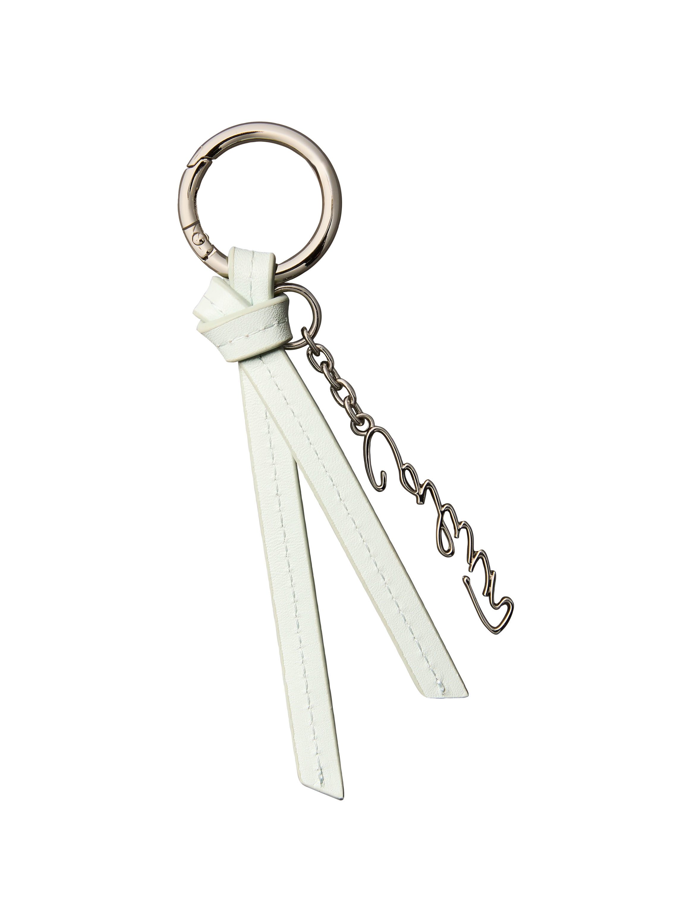 Calvin Klein Schlüsselanhänger SM SCRIPT LTHR TASSLE BAG CHARM, Taschenanhänger, Accessoires, Taschen Charm, Bag Charm mit Kette