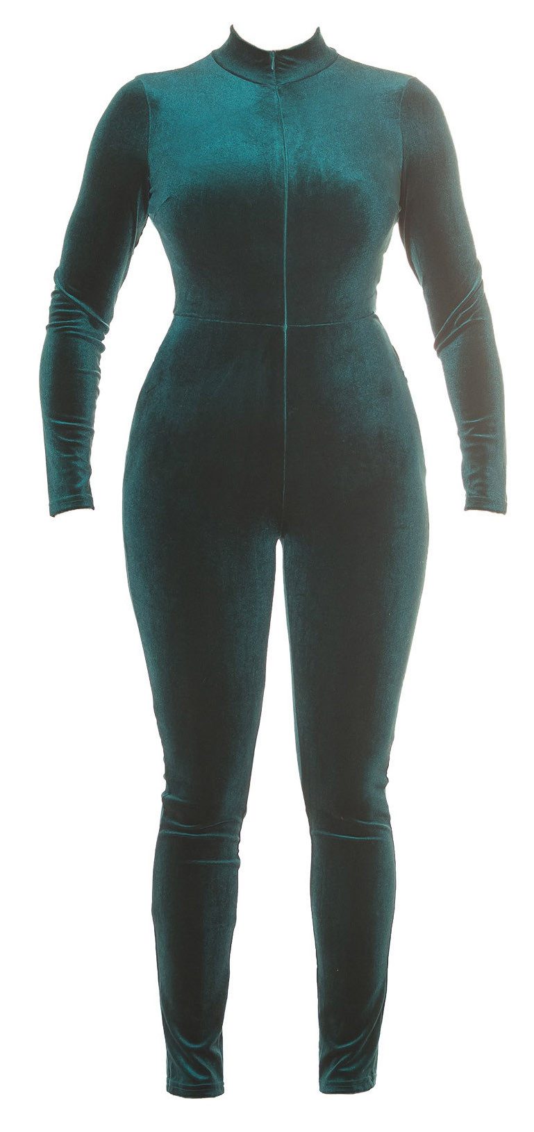 Koucla Jumpsuit in elegantem Samt-Look, langarm günstig online kaufen