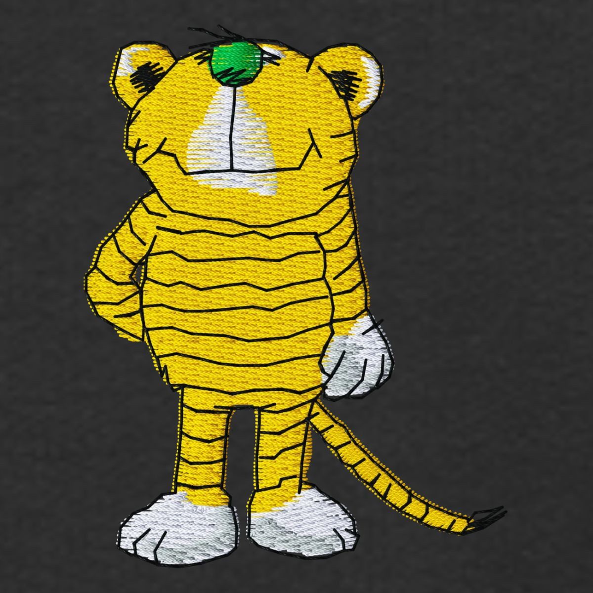 Spreadshirt Hoodie Janosch Kleiner Tiger Stick Kinder Premium Hoodie (1-tlg)