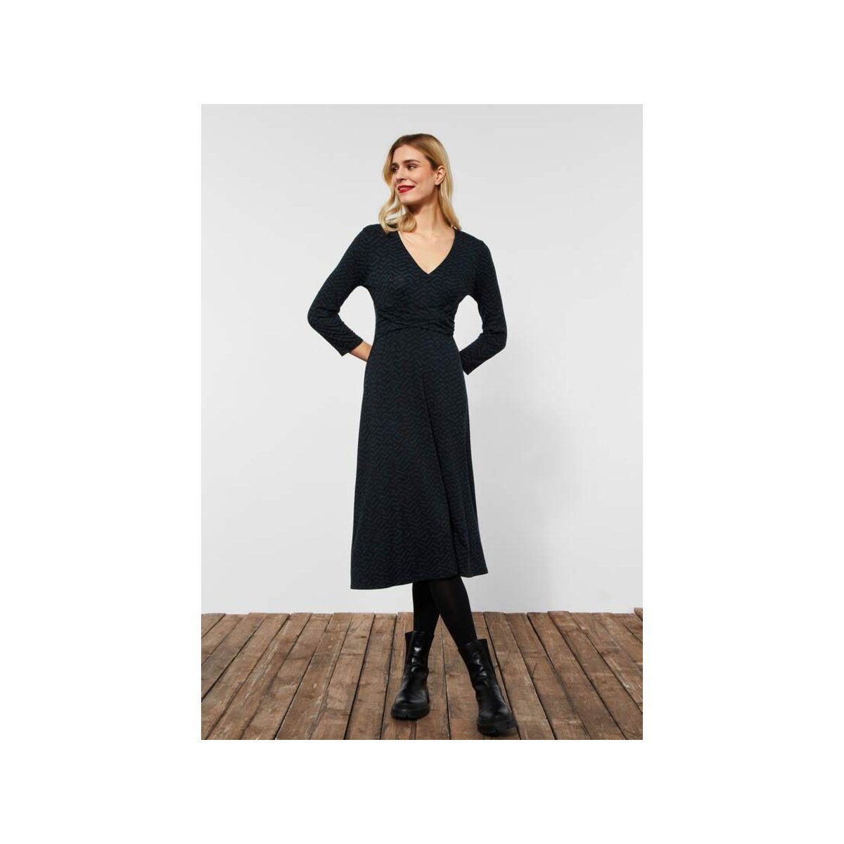 STREET ONE Jerseykleid »schwarz« (1-tlg) online kaufen | OTTO