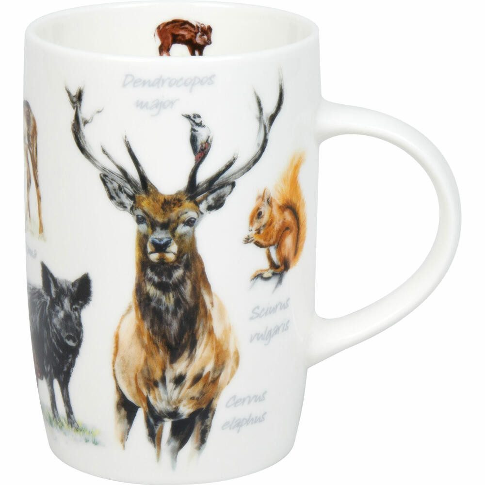 Könitz Becher große Tiere des Waldes, Basic Bone China