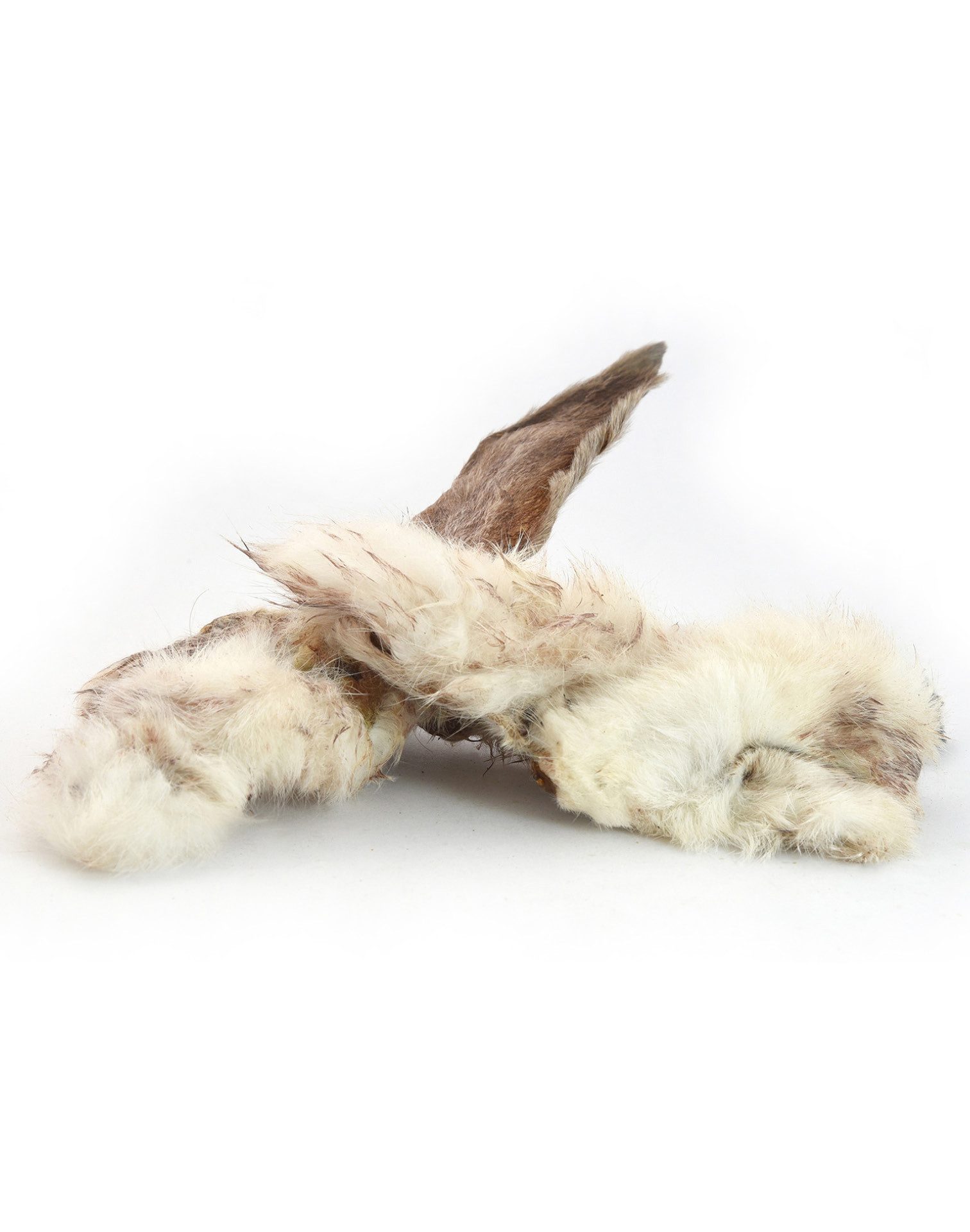 Kaninchenohren mit Fell, Hundeleckerli Kaninchen, 250g/500g/1kg