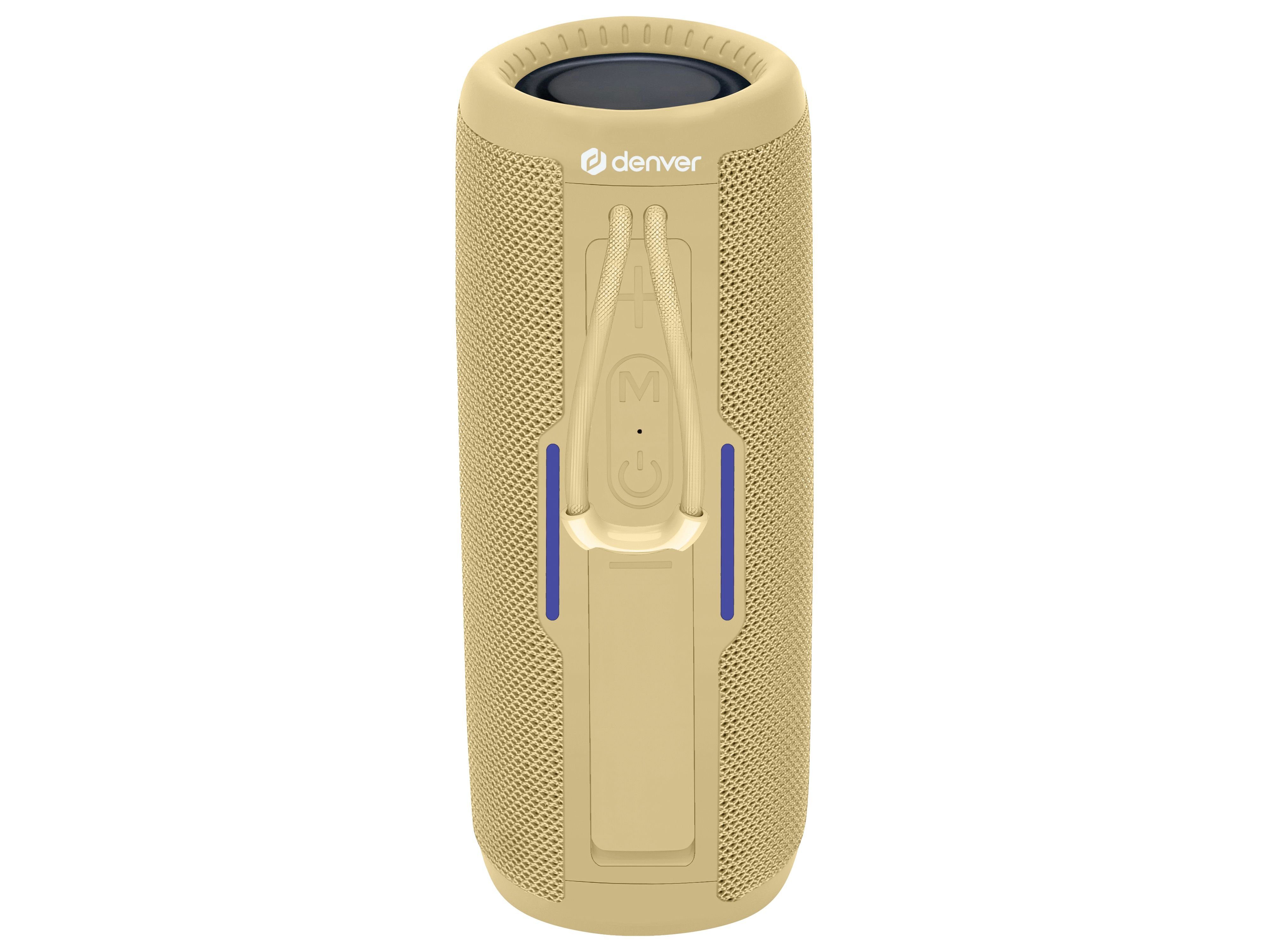 gelb Bluetooth Denver BTV-150SA, DENVER Portable-Lautsprecher Lautsprecher