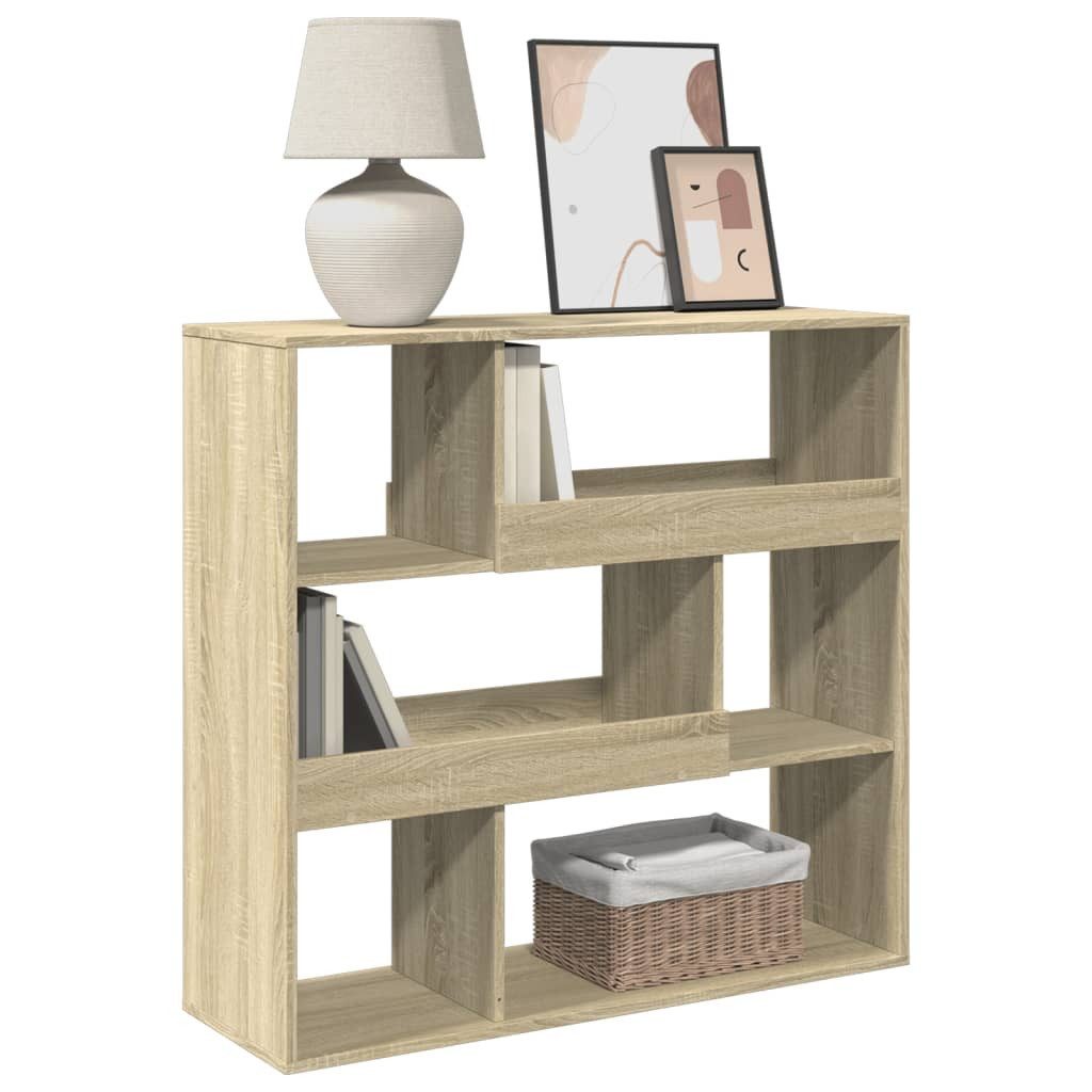 vidaXL Bücherregal Raumteiler Sonoma-Eiche 100x33x94,5 cm günstig online kaufen