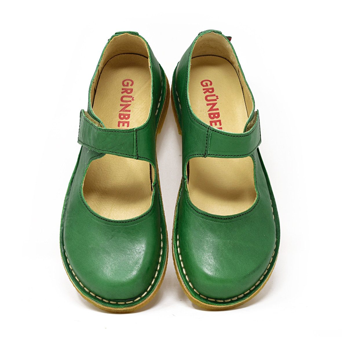 GRÜNBEIN Spangen-Ballerinas Gerda Naturform Ballerina