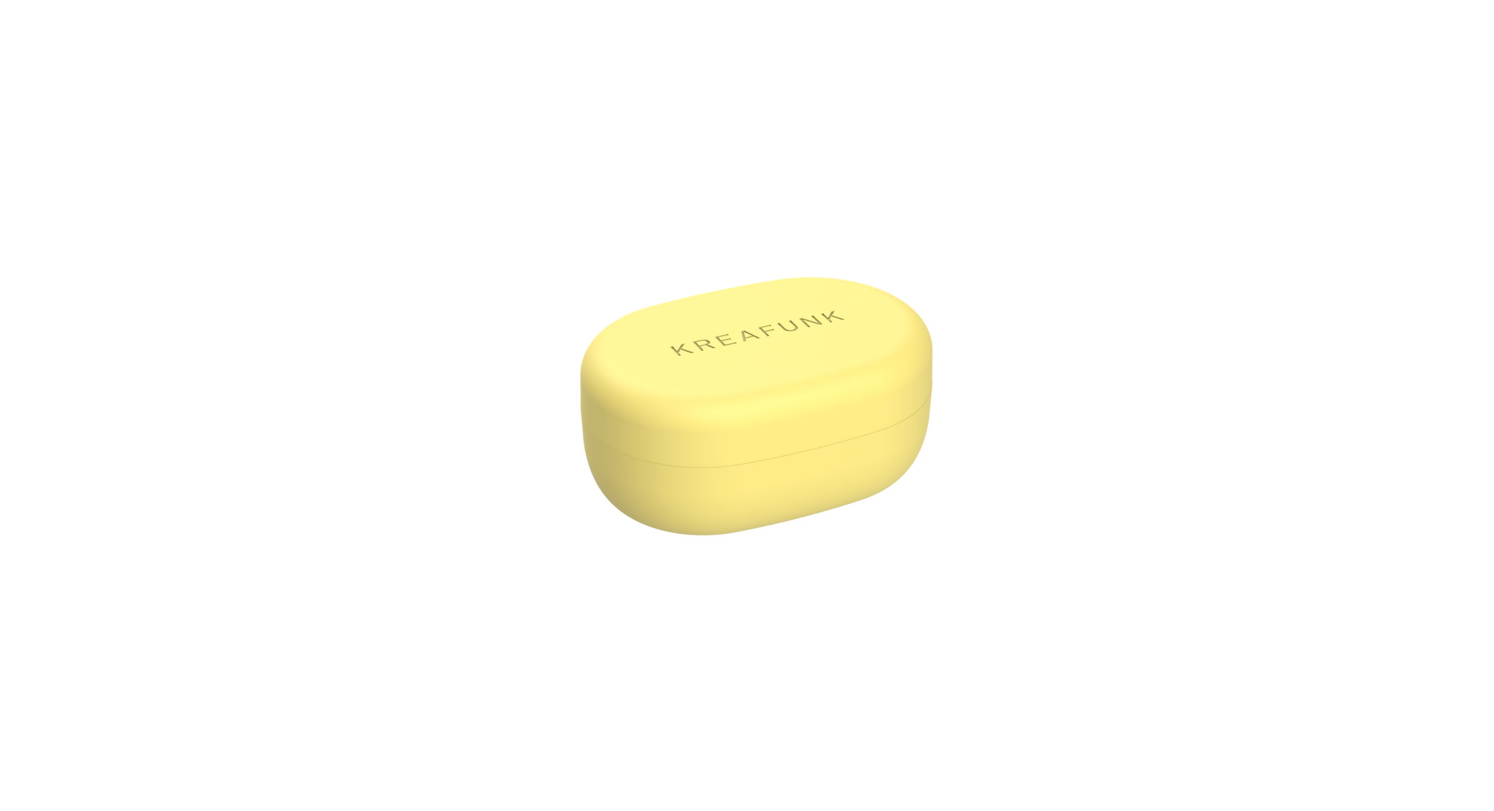 KREAFUNK On-Ear-Kopfhörer (aBEAN Bluetooth Kopfhörer) yellow fresh