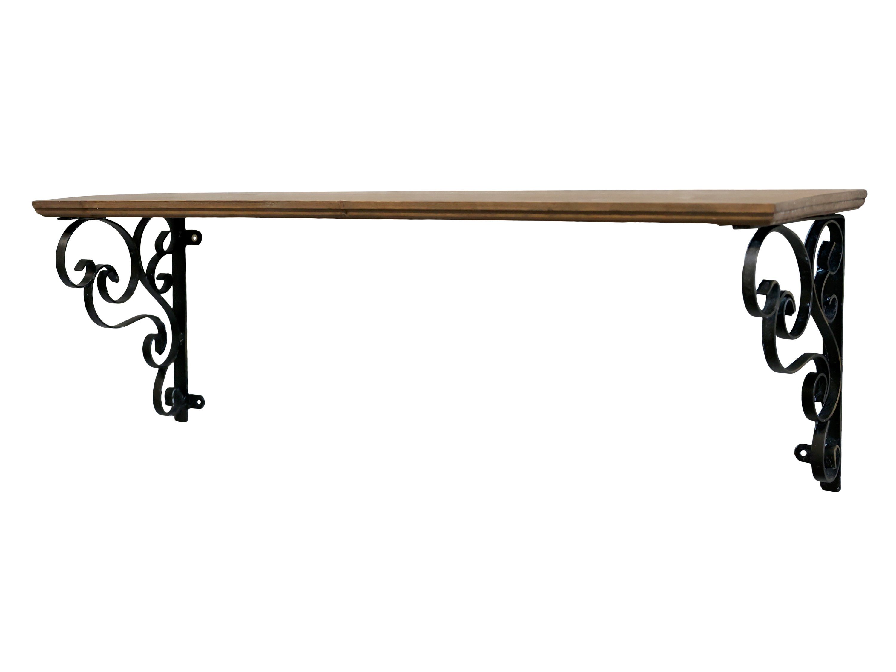 Chic Antique Wandregal Wandregal mit Regalträger günstig online kaufen