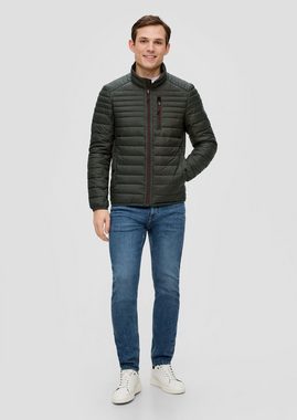 s.Oliver Allwetterjacke Gesteppte Outdoor-Jacke mit Stehkragen Blende