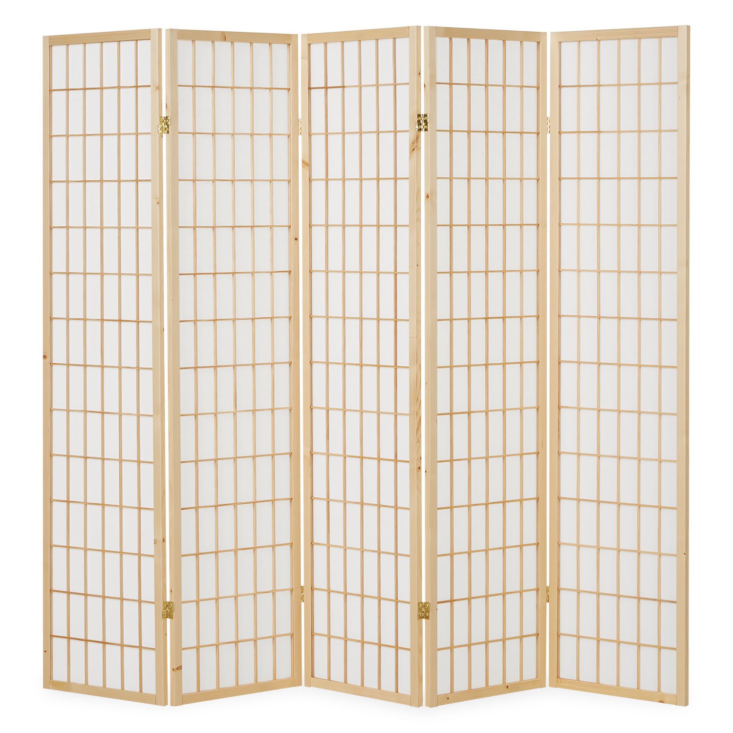 Homestyle4u Paravent Raumteiler Trennwand Shoji Natur günstig online kaufen