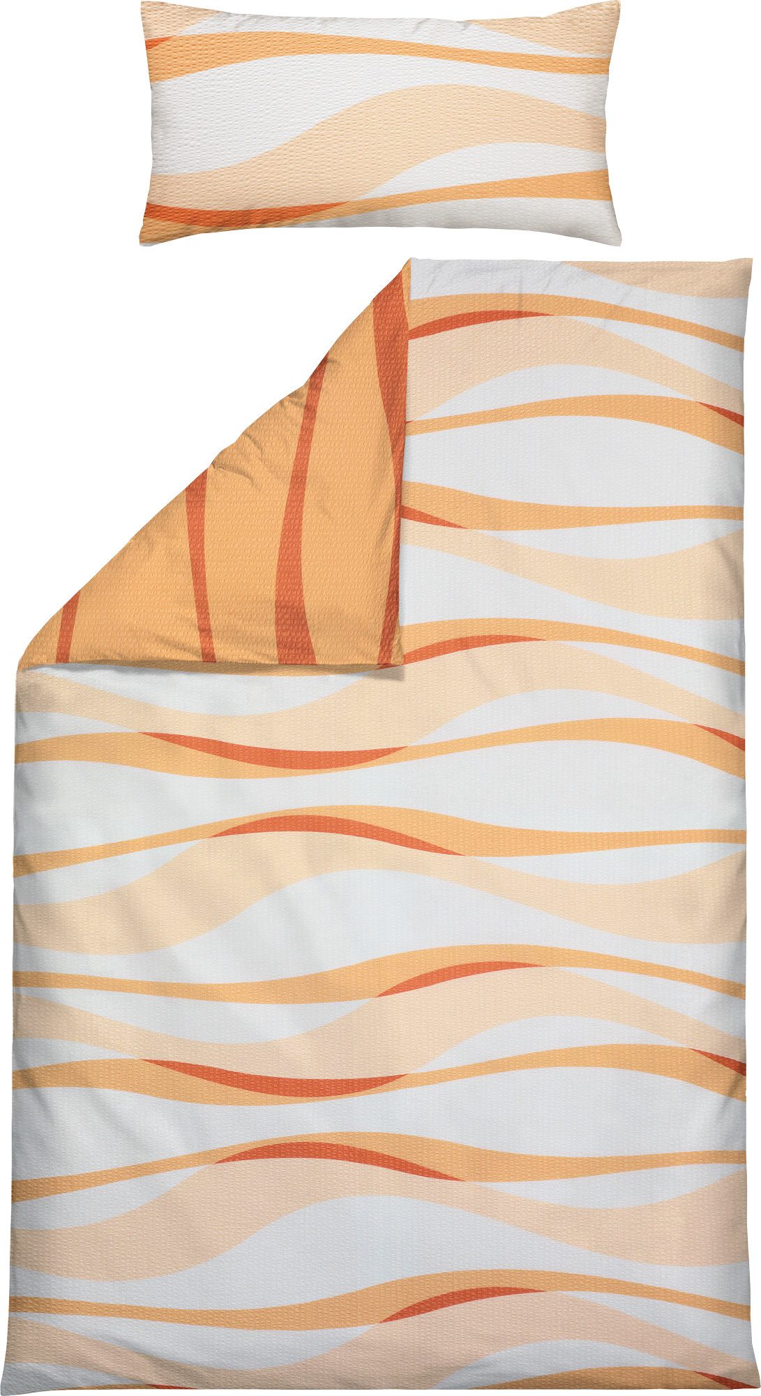 Erwin Müller Bettwäsche Wendebettwäsche, Seersucker, Grafik günstig online kaufen