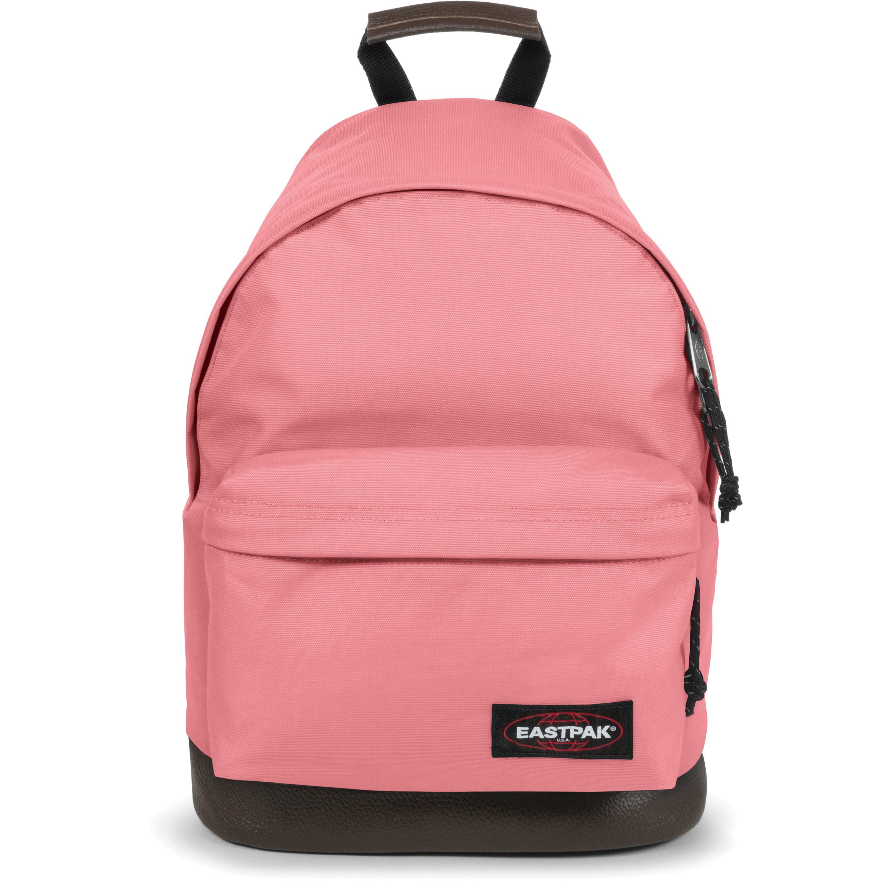 EASTPAK Rucksack 'Wyoming' – 24 Liter, Lederboden, Gepolstert, Farbe Plum Purple
