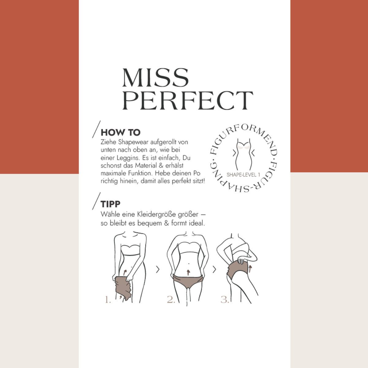 Miss Perfect Miederhose 36811 formgebend und nahtlos mit hoher Taille in Größe XS-2XL (36-46)