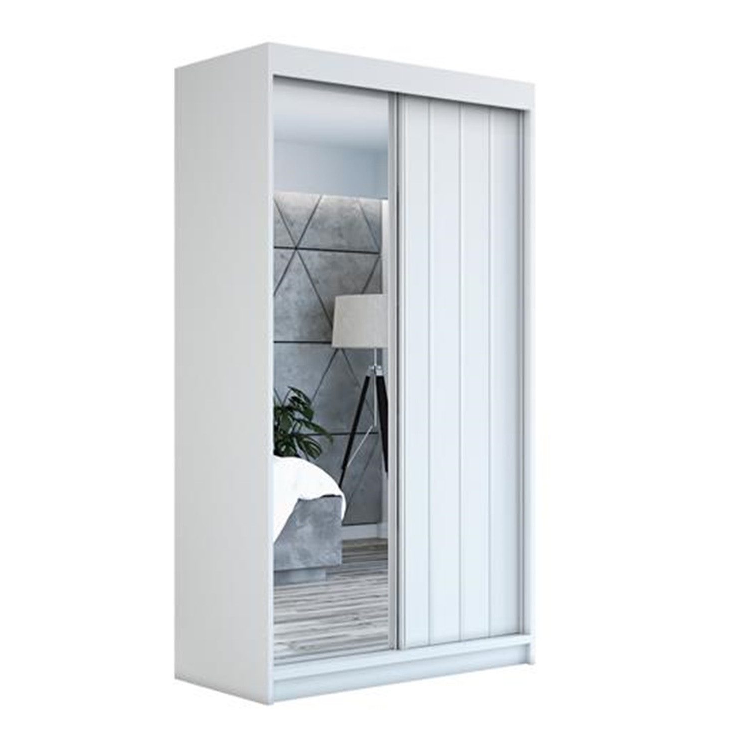 A&J MöbelLand GmbH Schiebetürenschrank VIGO mit Spiegel. (nur für kurze Zei günstig online kaufen