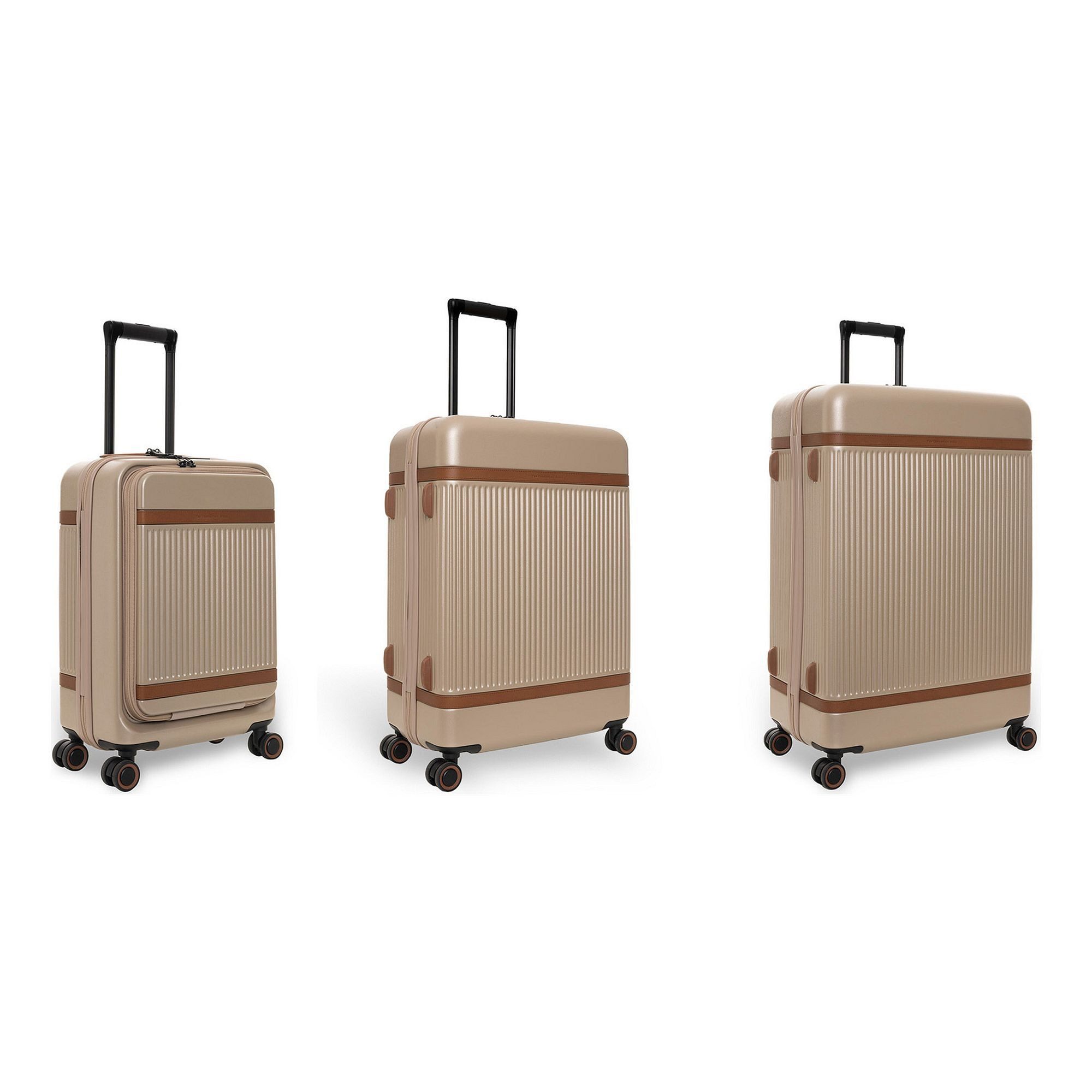 The Chesterfield Brand Trolleyset Zuna, 4 Rollen, (3-teilig, 3 tlg), Polycarbonat