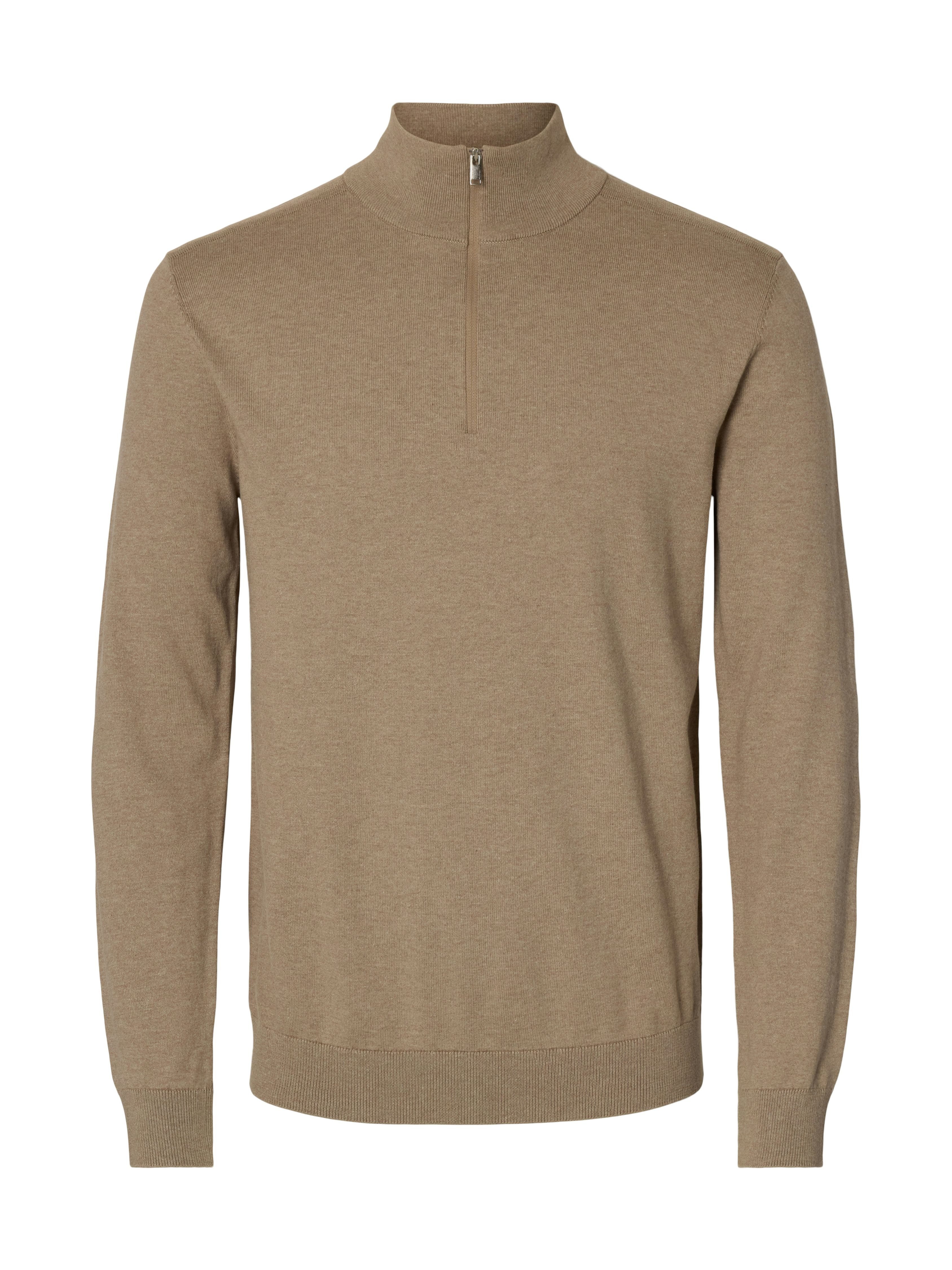 Strickpullover SLHBERG LS HALF ZIP