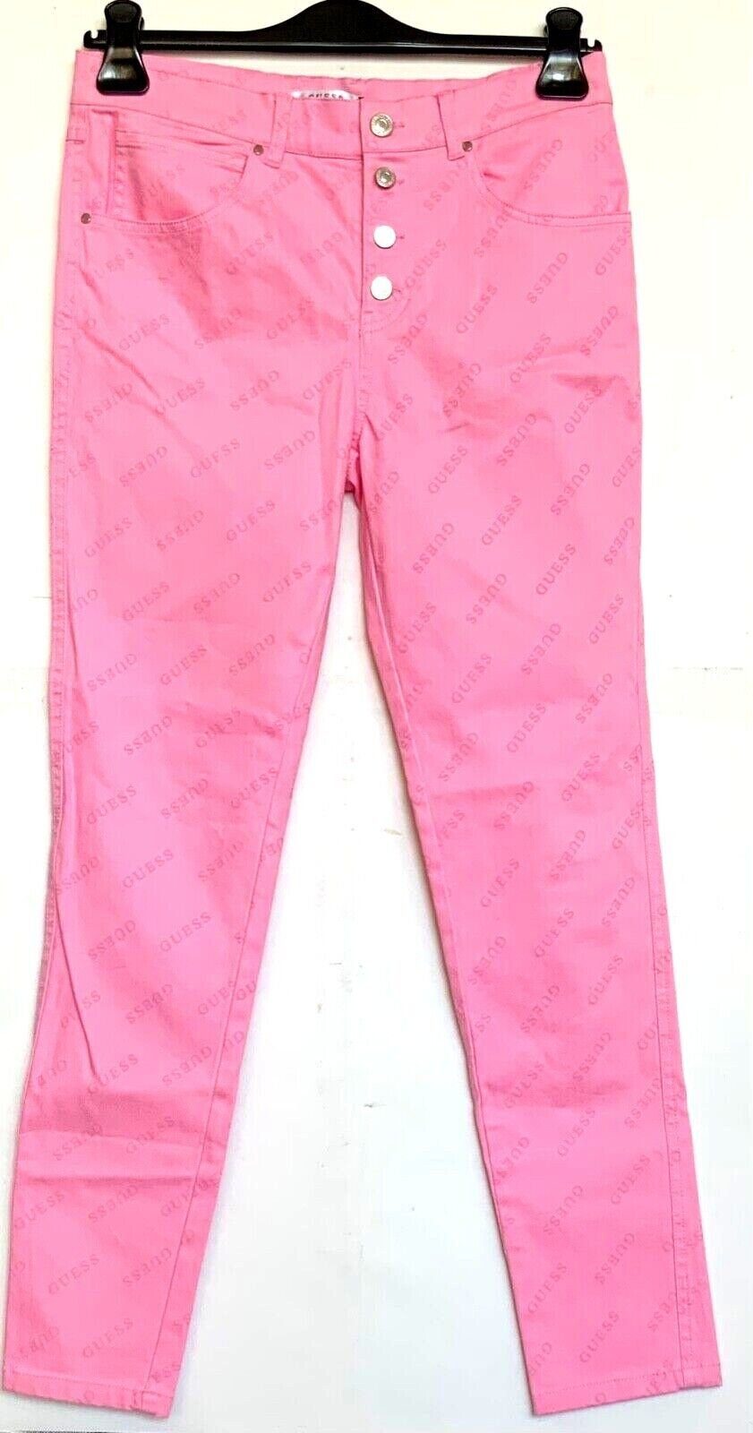 Guess Skinny-fit-Jeans Guess Damen Джинси, Guess 1981 Button Skinny High Джинсиhose Rosa