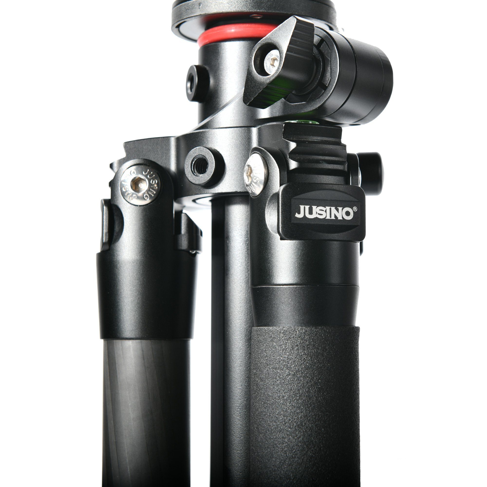 JUSINO GA-284C leichtes Karbon-Stativ flexible Höhe 170cm Max Dreibeinstativ Mittelsäule