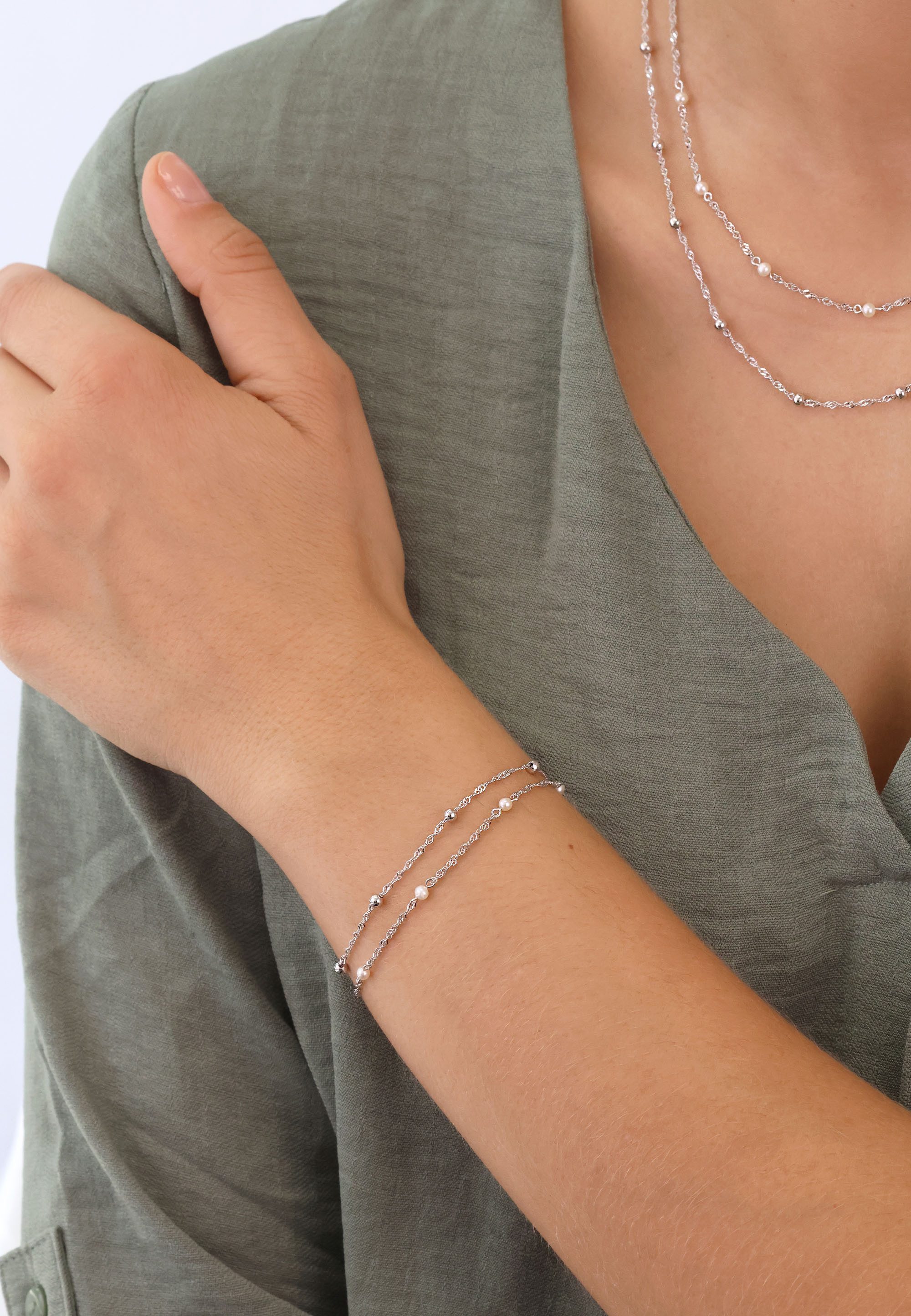 NANA KAY Armband Baroque Flair, mit Süßwasserperle