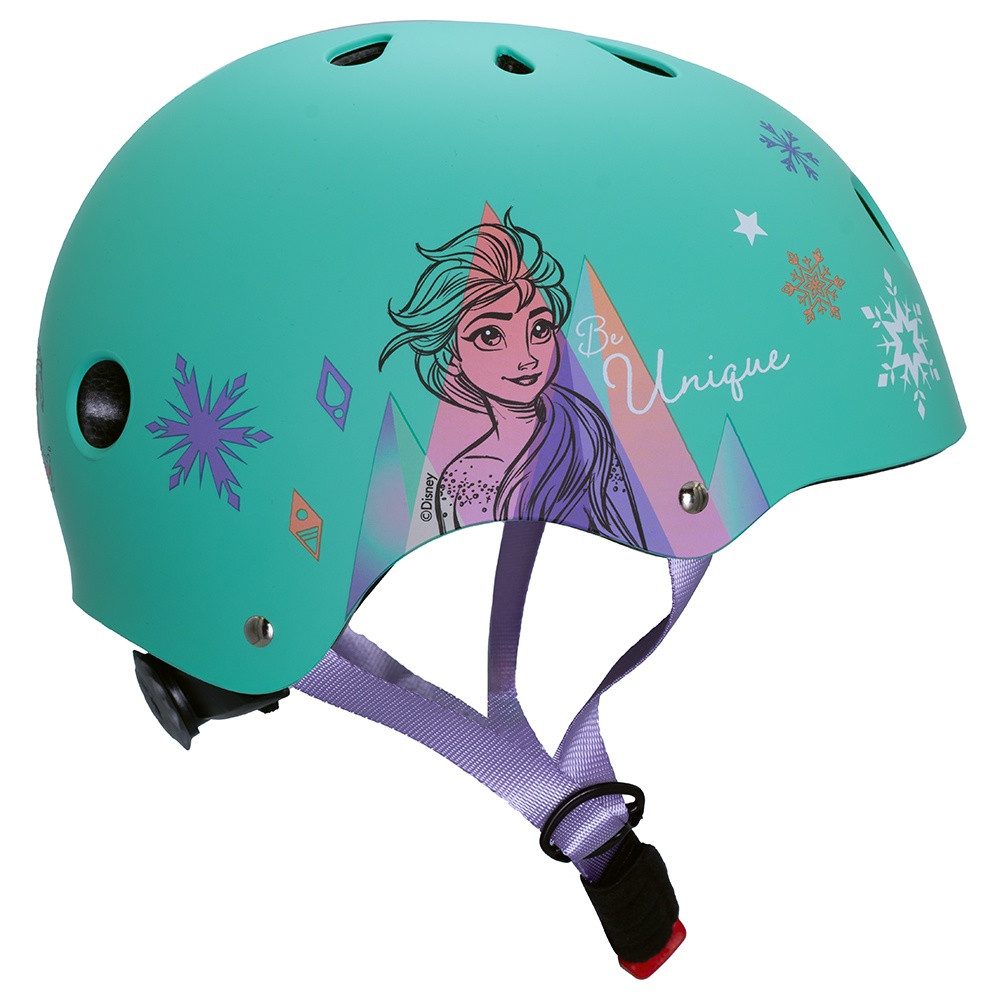 Seven Polska Kinderfahrradhelm Disney Fahrradhelm "FROZEN", Roller Blades, 52-56cm, ab ca. 6 Jahre