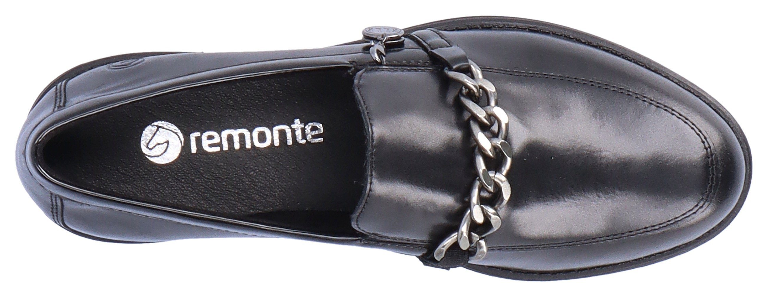 mit Zierkette Loafer trendiger ELLE-Collection Remonte