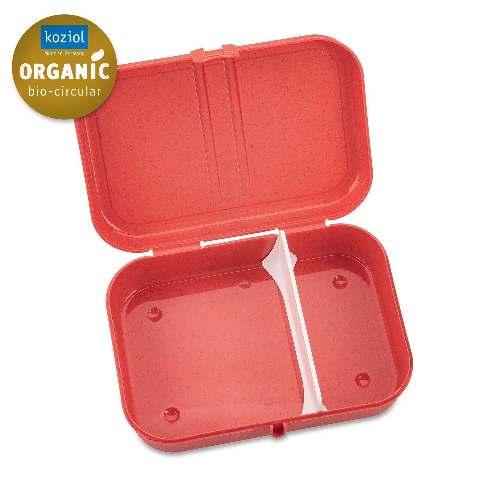 mit PASCAL L, Koralle (Stück, Kunststoff Kunststoff, 1-tlg), Lunchbox KOZIOL Trennsteg Lunchbox Brotdose