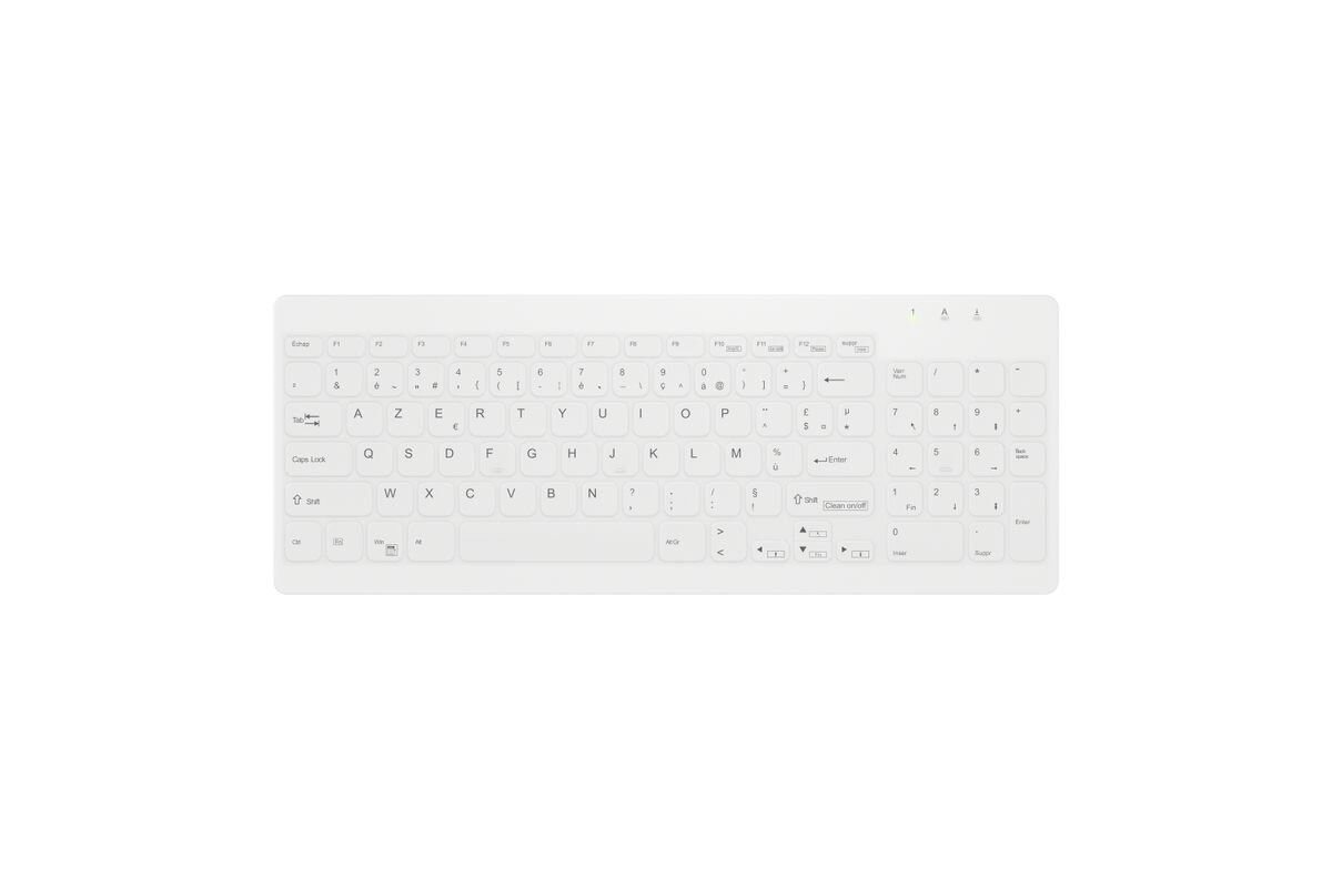 Cherry CHERRY AKTIVE KEY Hygiene Compact Ultraflat Keyboard with Nu USB-Tastatur