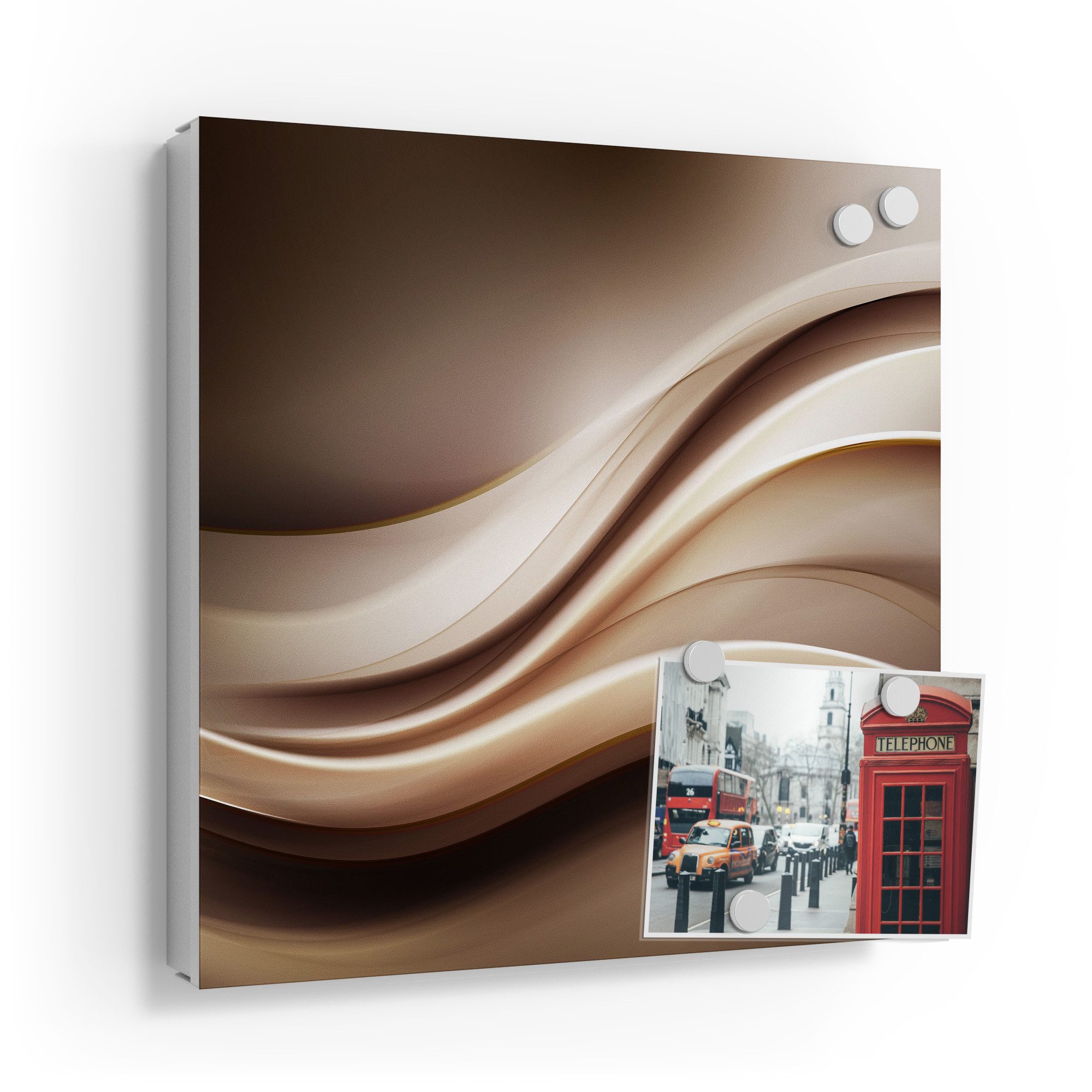 DEQORI Schlüsselkasten 'Edelmetallschwingung', Schlüsselbox modern Schlüsselschrank magnetisch Schlüssel Kasten Box