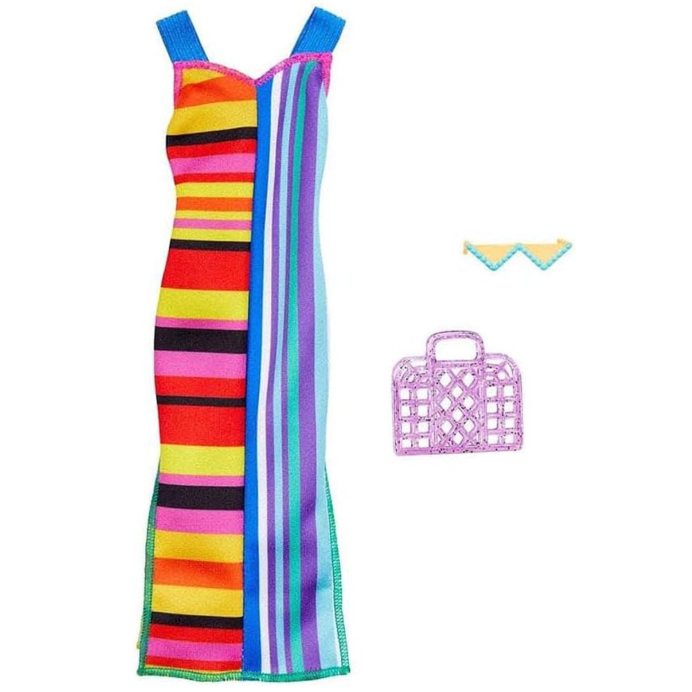 Barbie Puppenkleidung Colorful Stripes Barbie Puppen-Kleidung günstig online kaufen