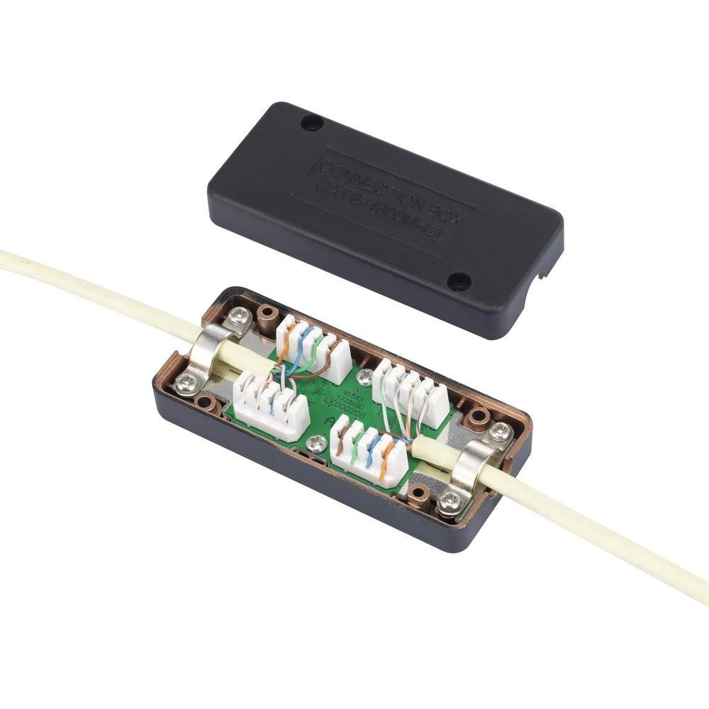 Connection Box, metallisiert CAT 6A Netzwerk-Adapter