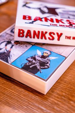 AvantgART Spiel, Banksy Memory, Merkspiel, Banksy Kunstdruck, Memory Karten
