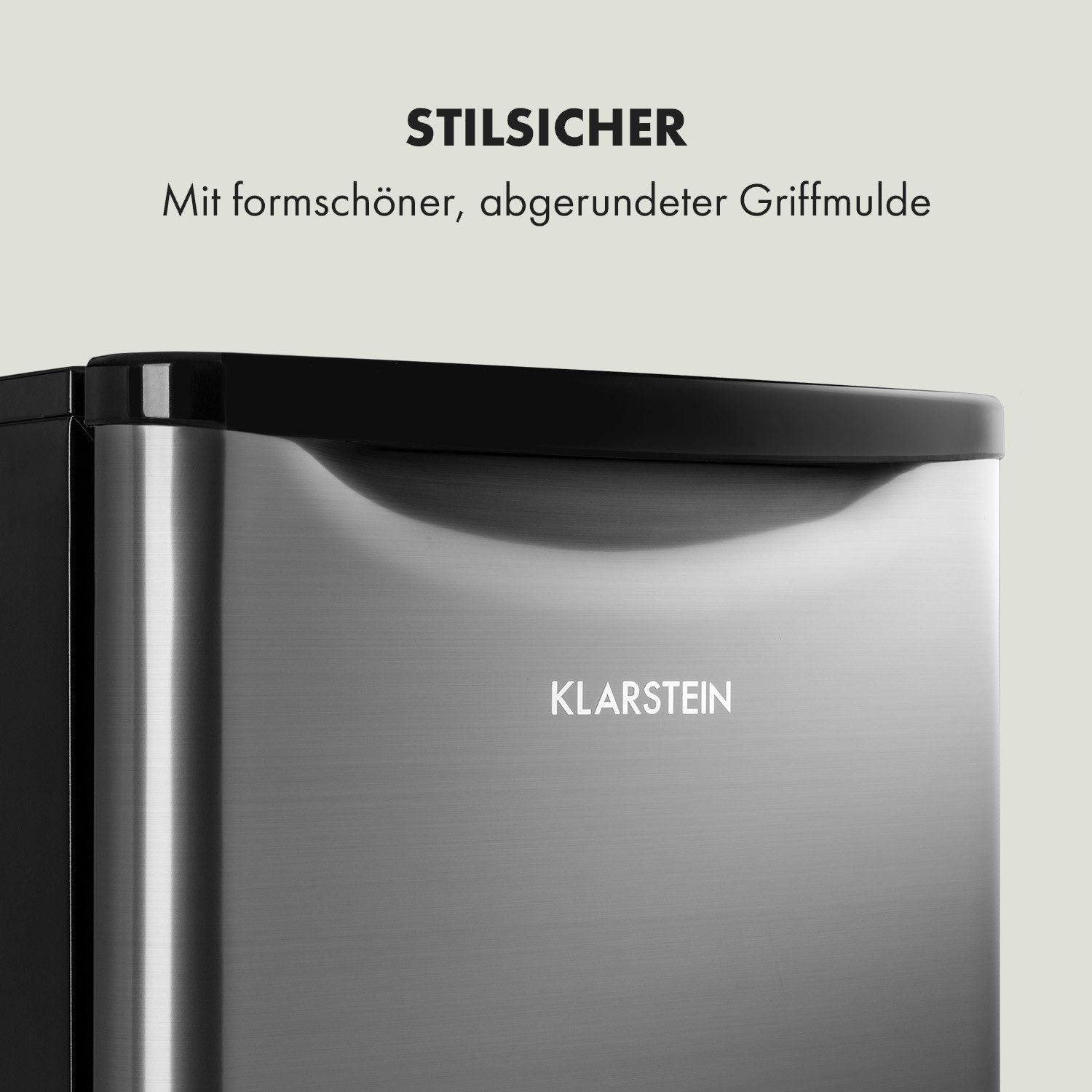 Klarstein Kühl-/Gefrierkombination Yummy, 85 cm hoch, 44 cm breit, Kühlschrank mit Gefrierfach Kühl Gefrierkombination freistehend