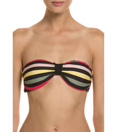 Guess Bügel-BH »GUESS Wende-Bandeau-Bikini süßes Damen Mode-BH mit floralen Muster-Details Unterwäsche Bunt«