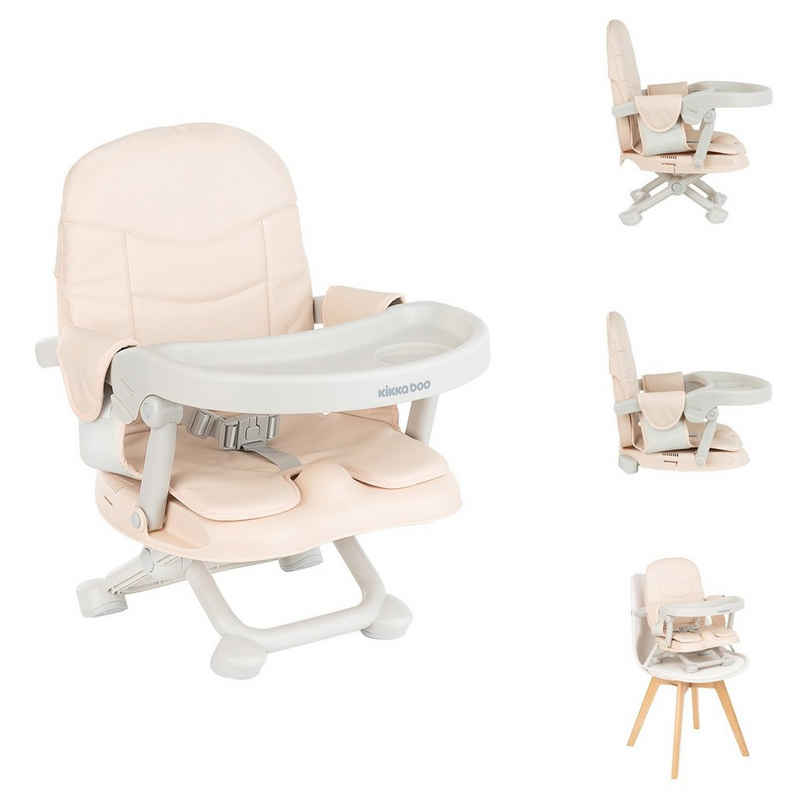 Kikkaboo Stuhl Kindersitzerhöhung Pappo, Booster, Tisch, klappbar, Sicherheitsgurt