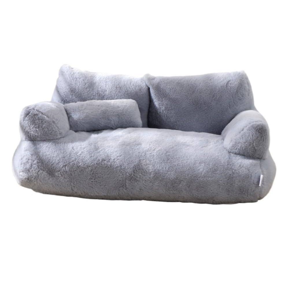 Ledander Tierbett Haustiersofa für Katzen & Hunde,Weiches und flauschiges Katzenbett, Waschbares Haustiersofa für Wohnungskatzen und kleine Hunde